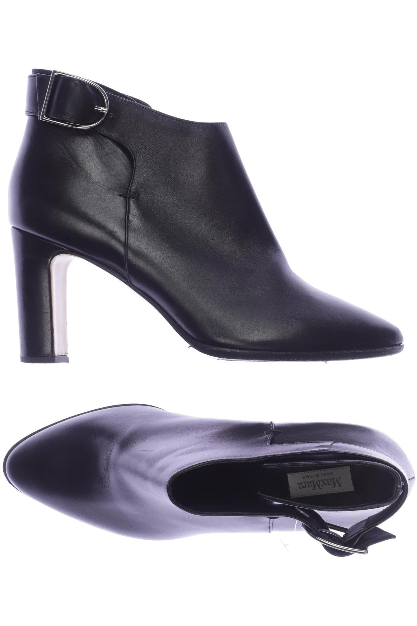 

Max Mara Damen Stiefelette, schwarz, Gr. 38
