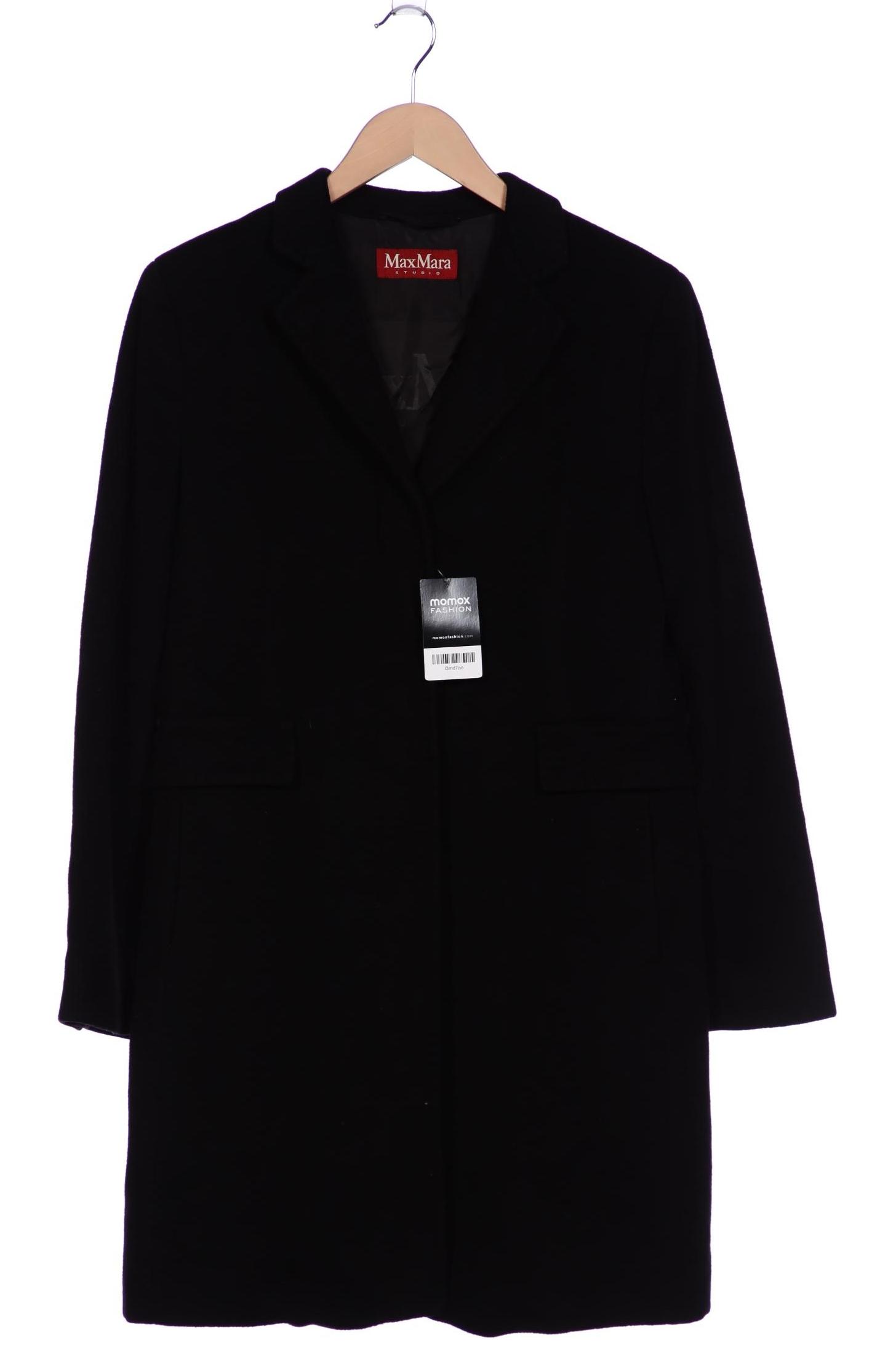 

Max Mara Damen Mantel, schwarz, Gr. 48
