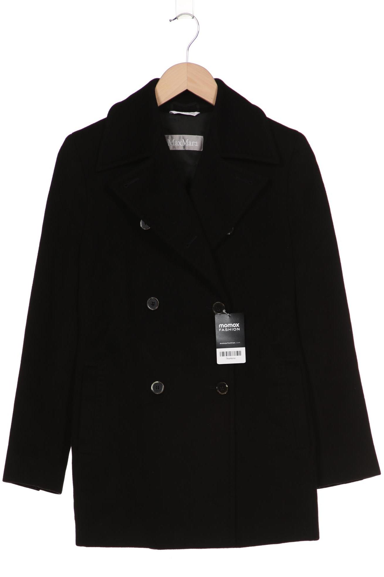 

Max Mara Damen Mantel, schwarz, Gr. 36