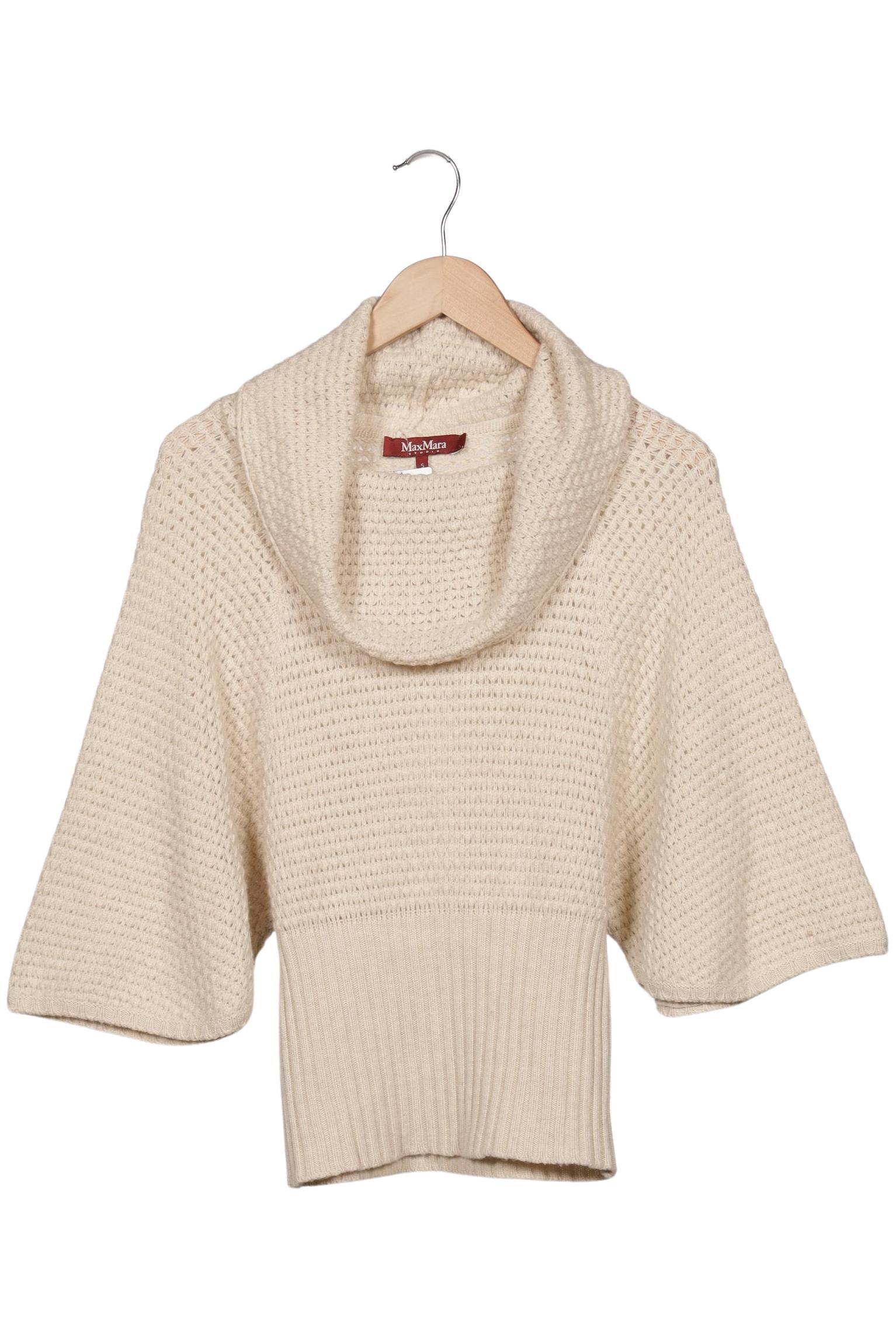 

Max Mara Damen Pullover, beige, Gr. 36