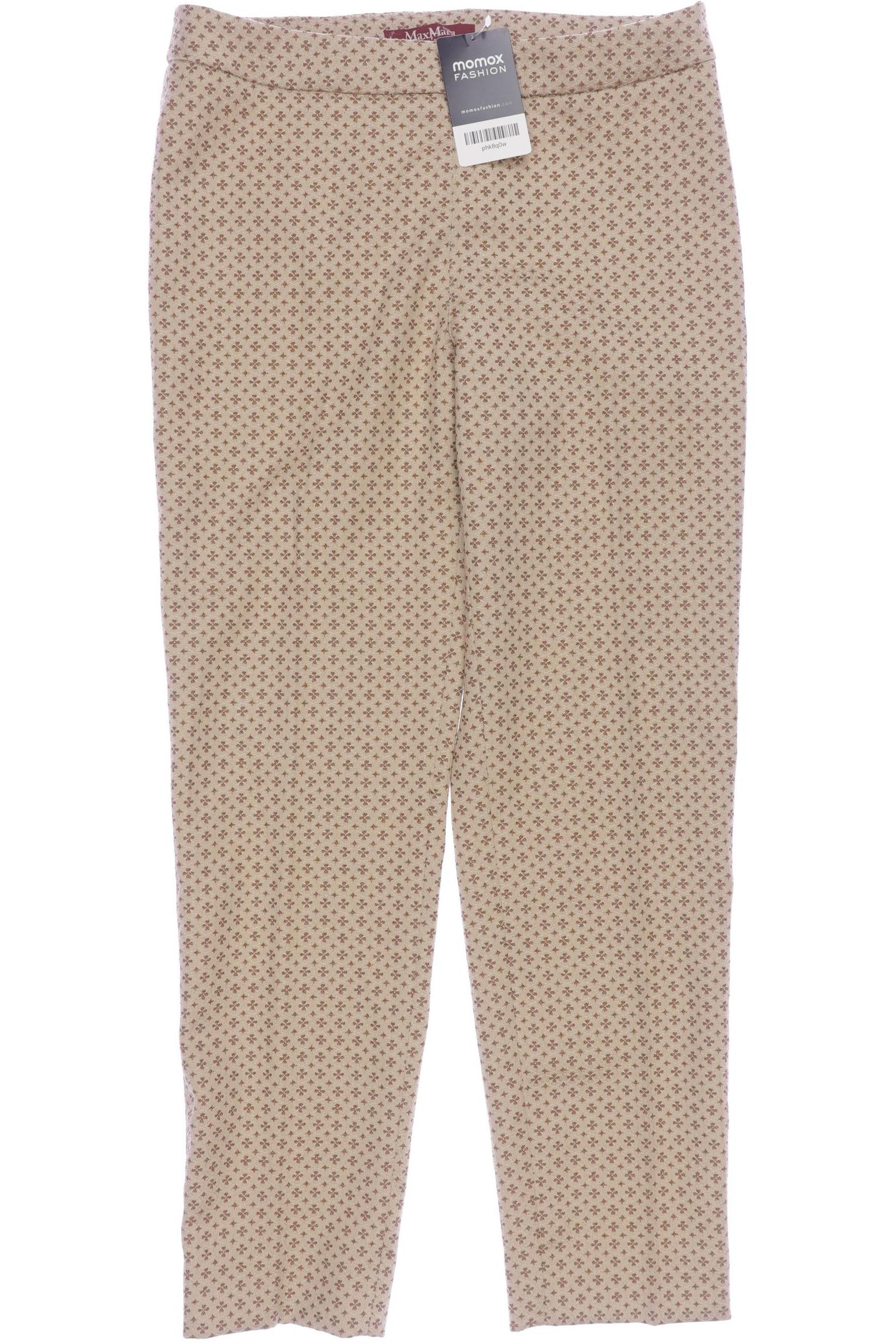 

Max Mara Damen Stoffhose, beige, Gr. 36