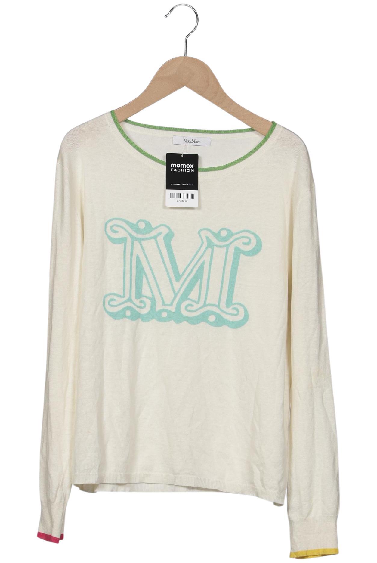 

Max Mara Damen Pullover, cremeweiß, Gr. 42