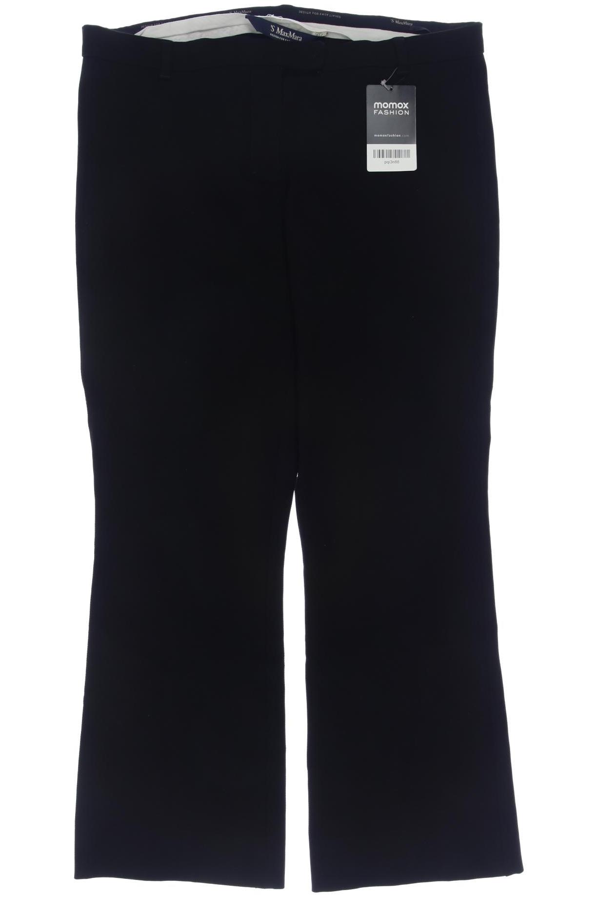 

Max Mara Damen Stoffhose, schwarz, Gr. 32