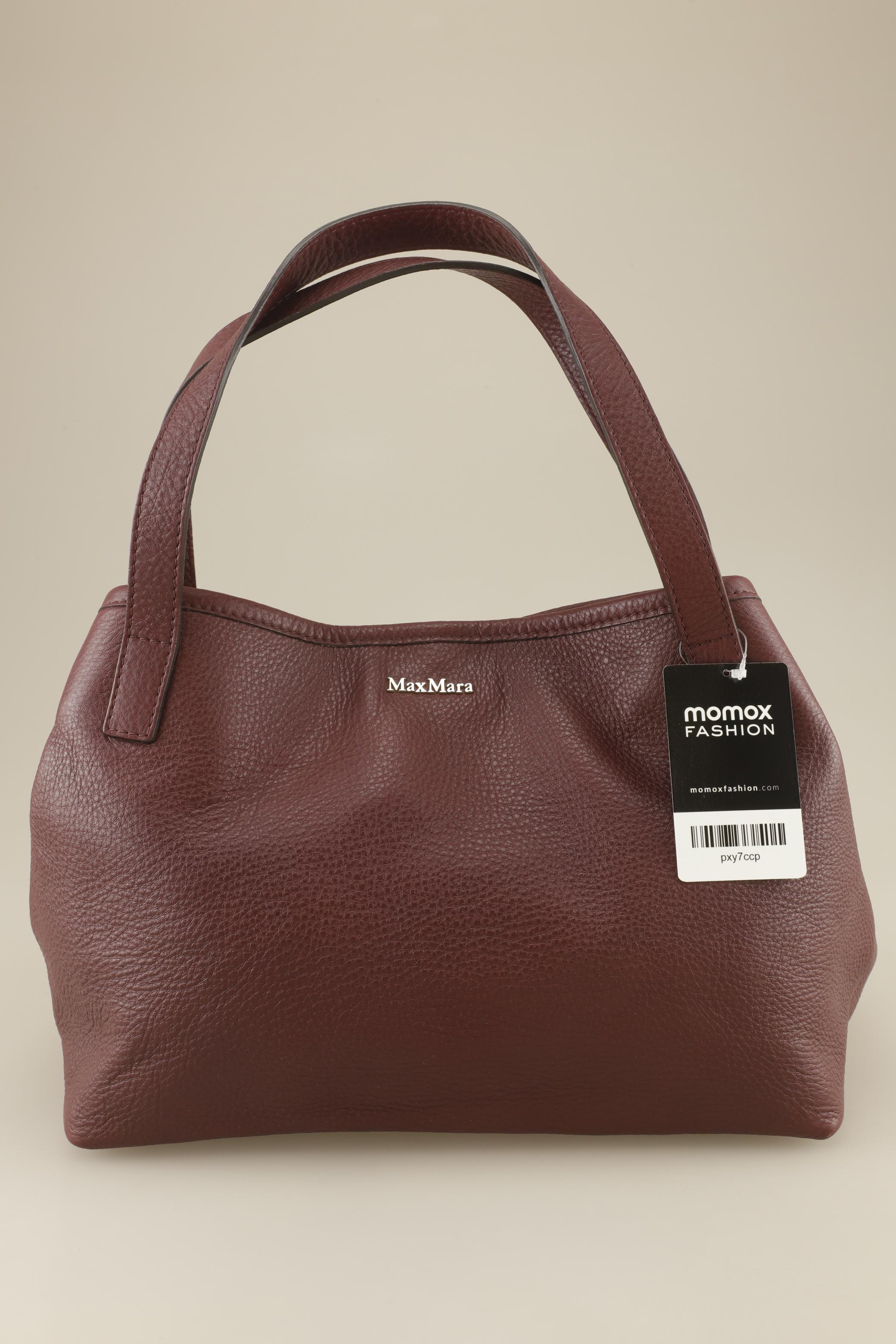 

Max Mara Damen Handtasche, bordeaux, Gr.
