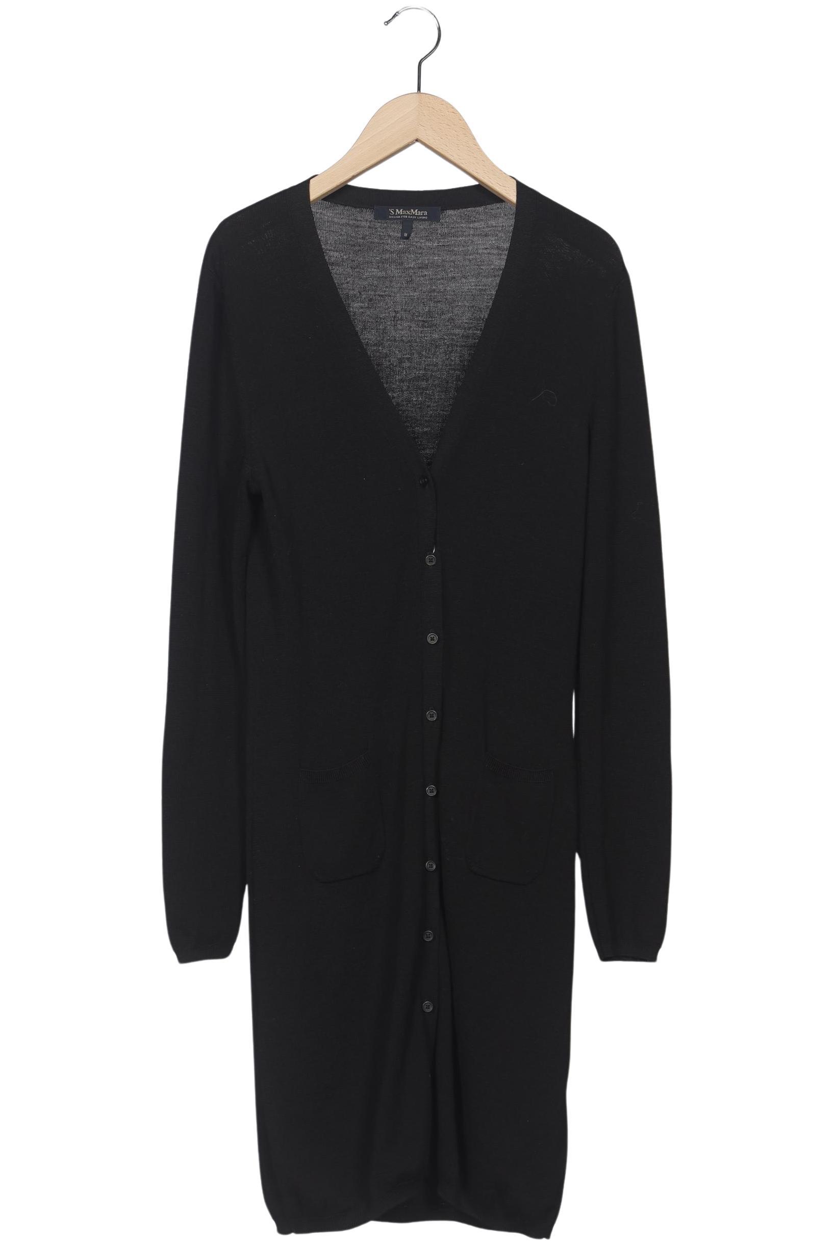 

Max Mara Damen Strickjacke, schwarz, Gr. 38