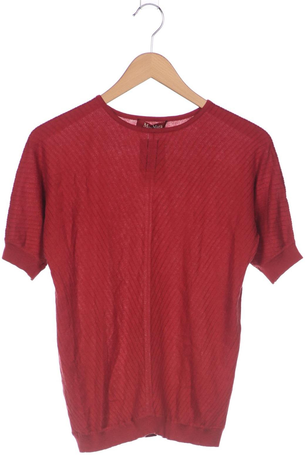 

Max Mara Damen Pullover, bordeaux, Gr. 36