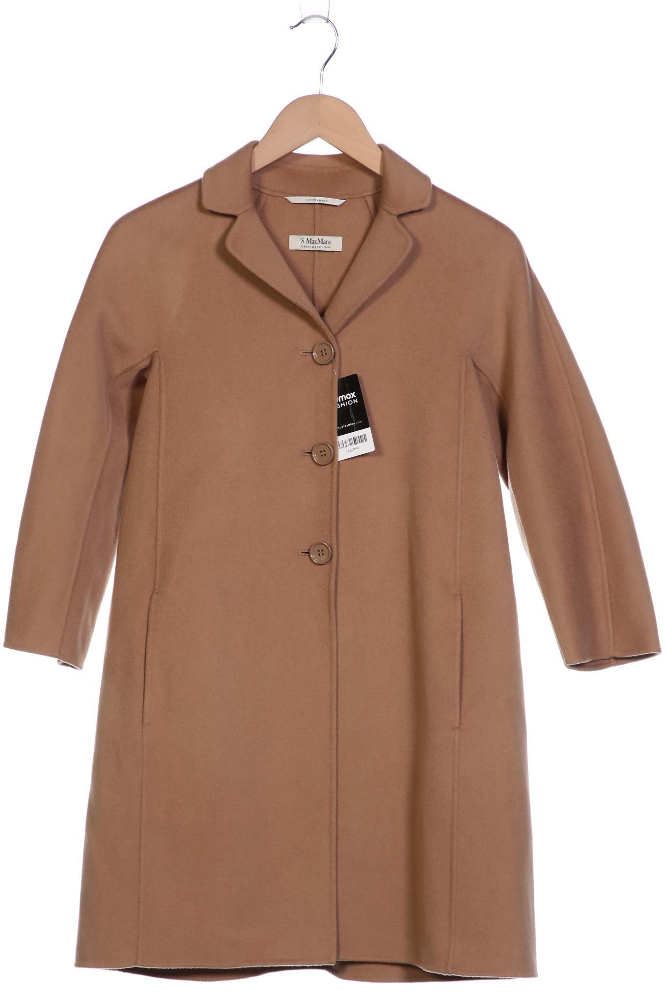 

Max Mara Damen Mantel, beige, Gr. 30