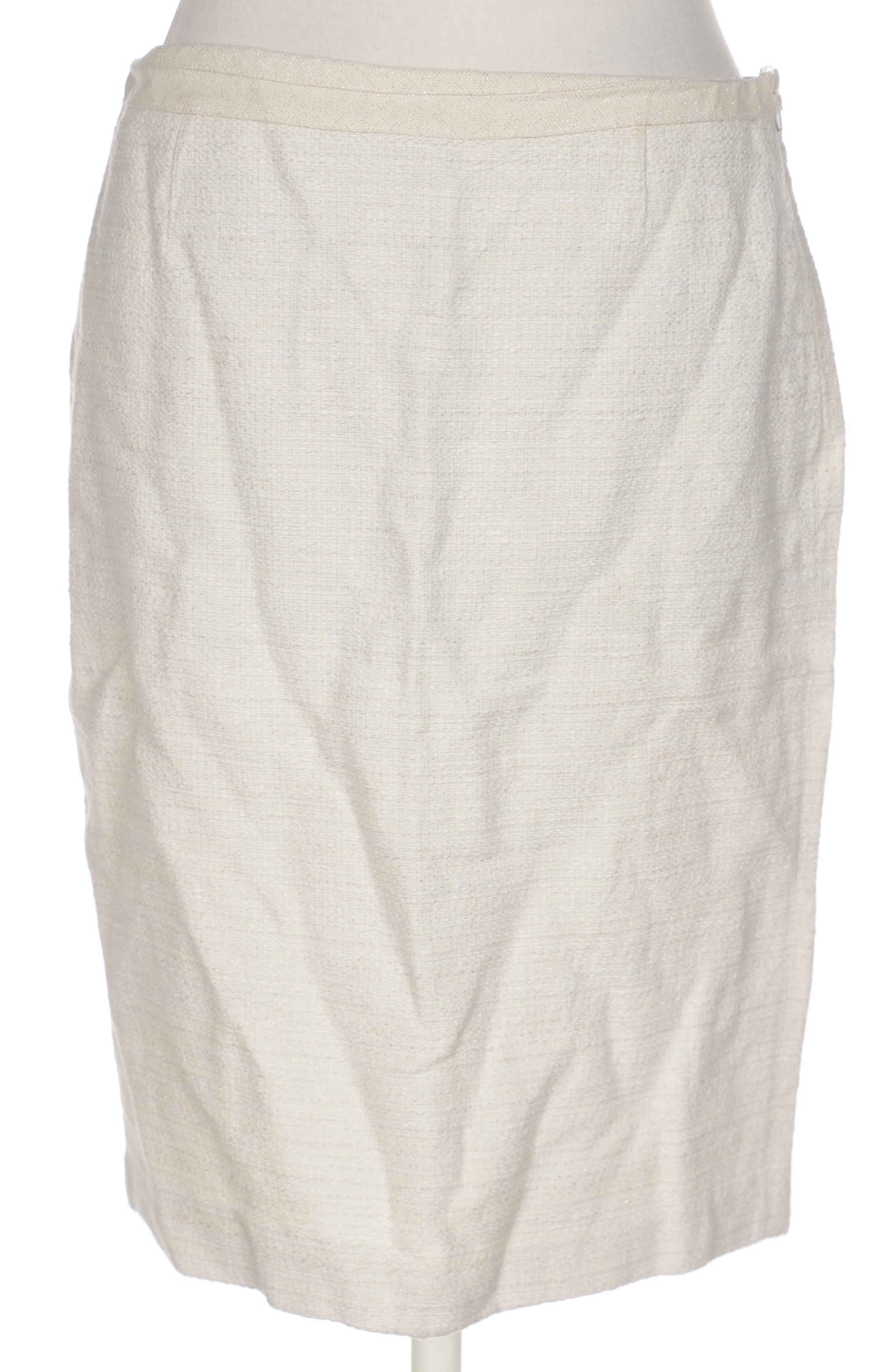 

Max Mara Damen Rock, cremeweiß, Gr. 28