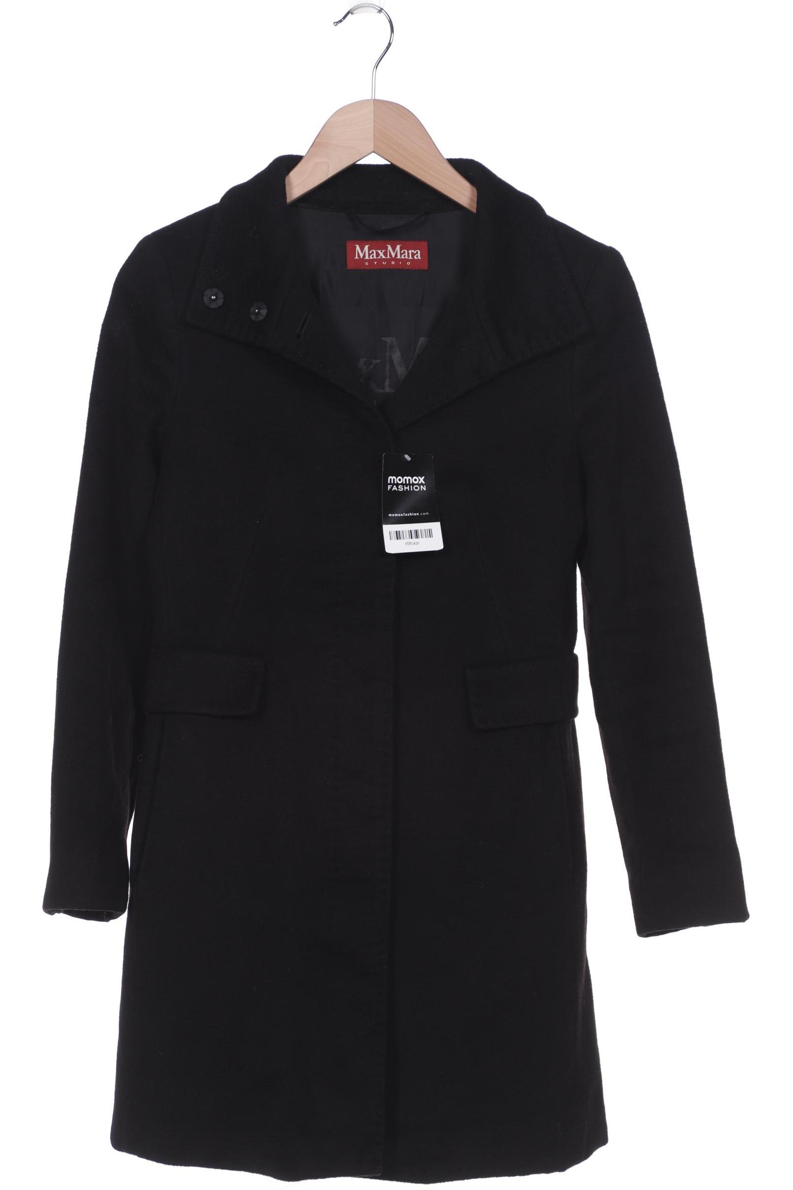 

Max Mara Damen Mantel, schwarz