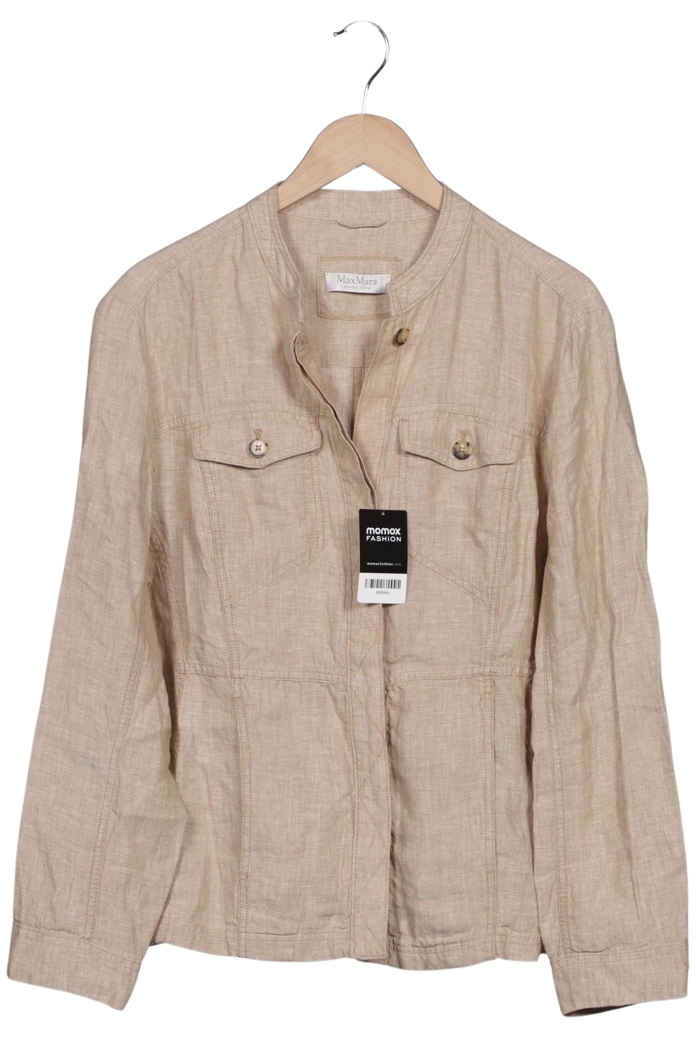 

Max Mara Damen Jacke, beige, Gr. 38