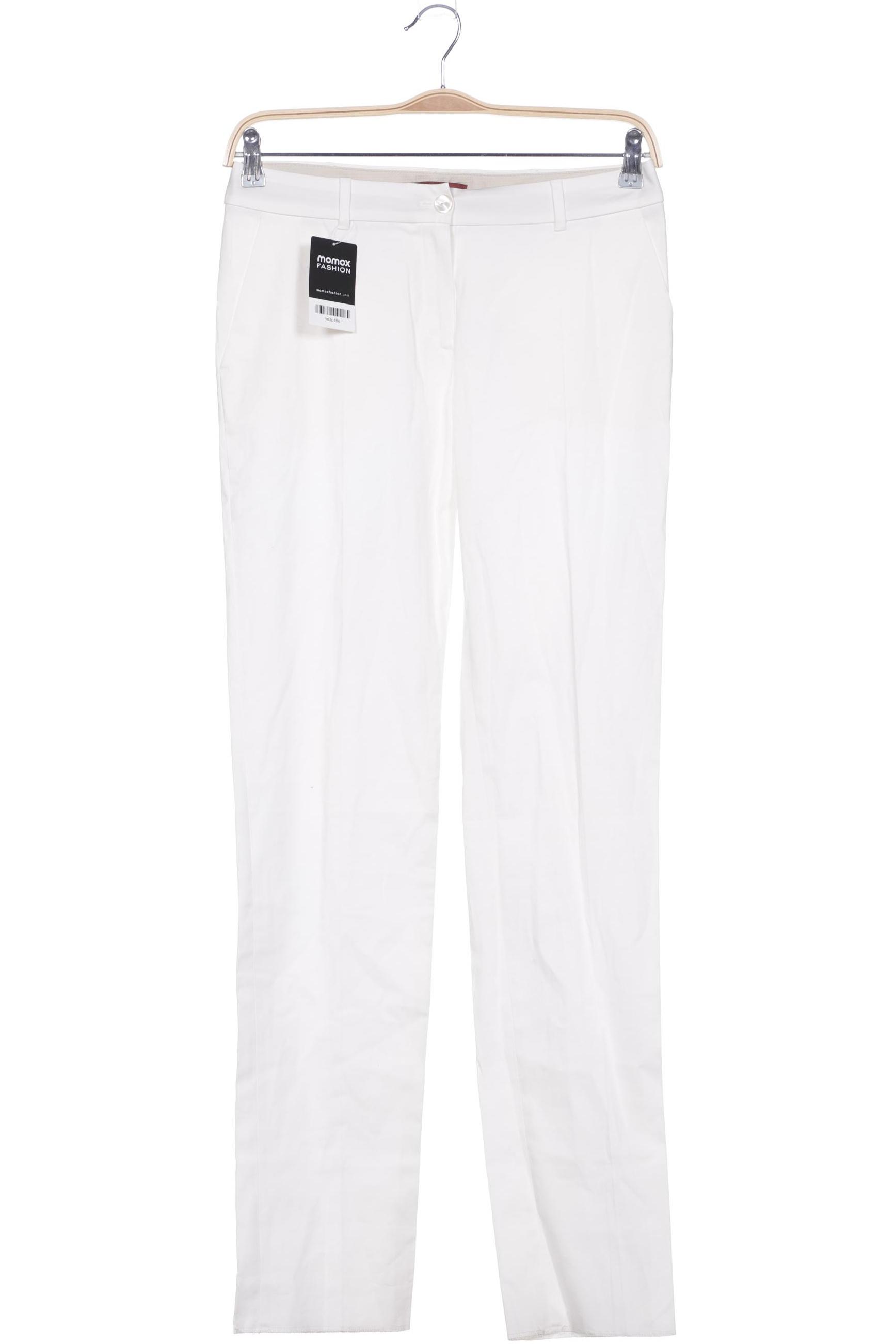 

Max Mara Damen Stoffhose, weiß, Gr. 40