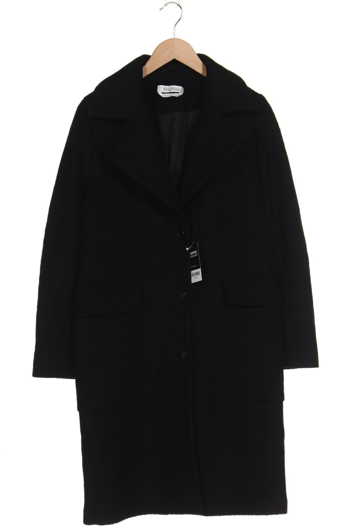 

Max Mara Damen Mantel, schwarz, Gr. 36