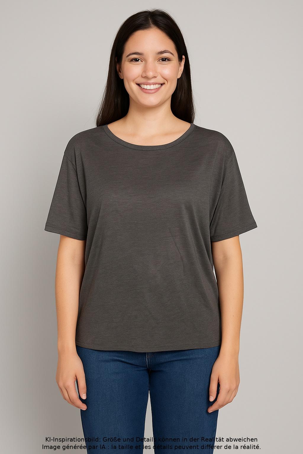 

Max Mara Damen T-Shirt, grau, Gr. 38