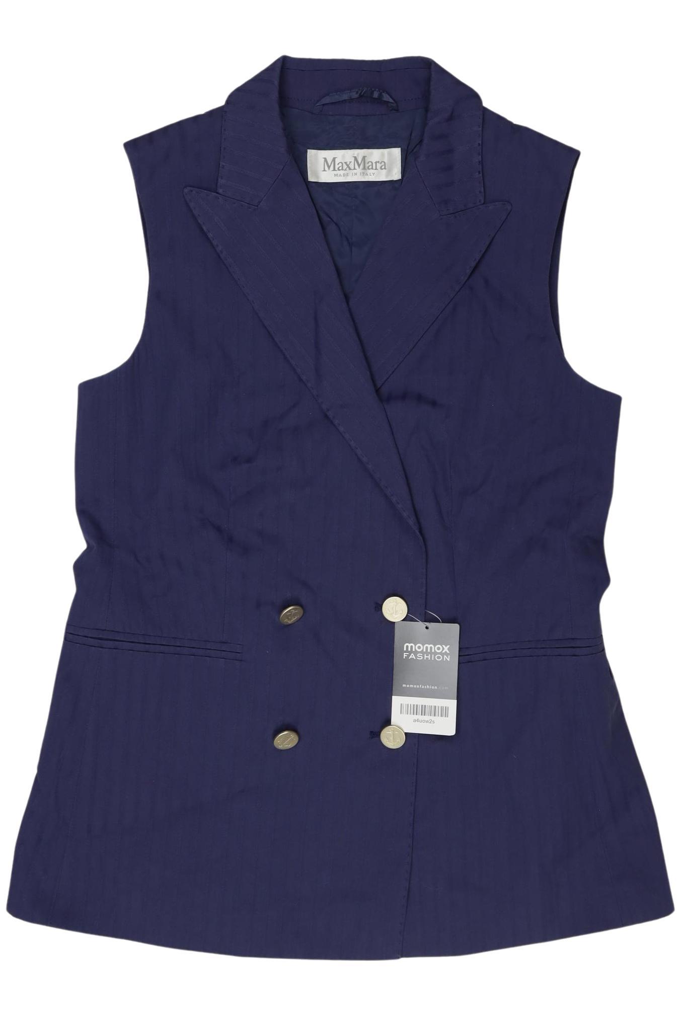 

Max Mara Damen Weste, marineblau, Gr. 36