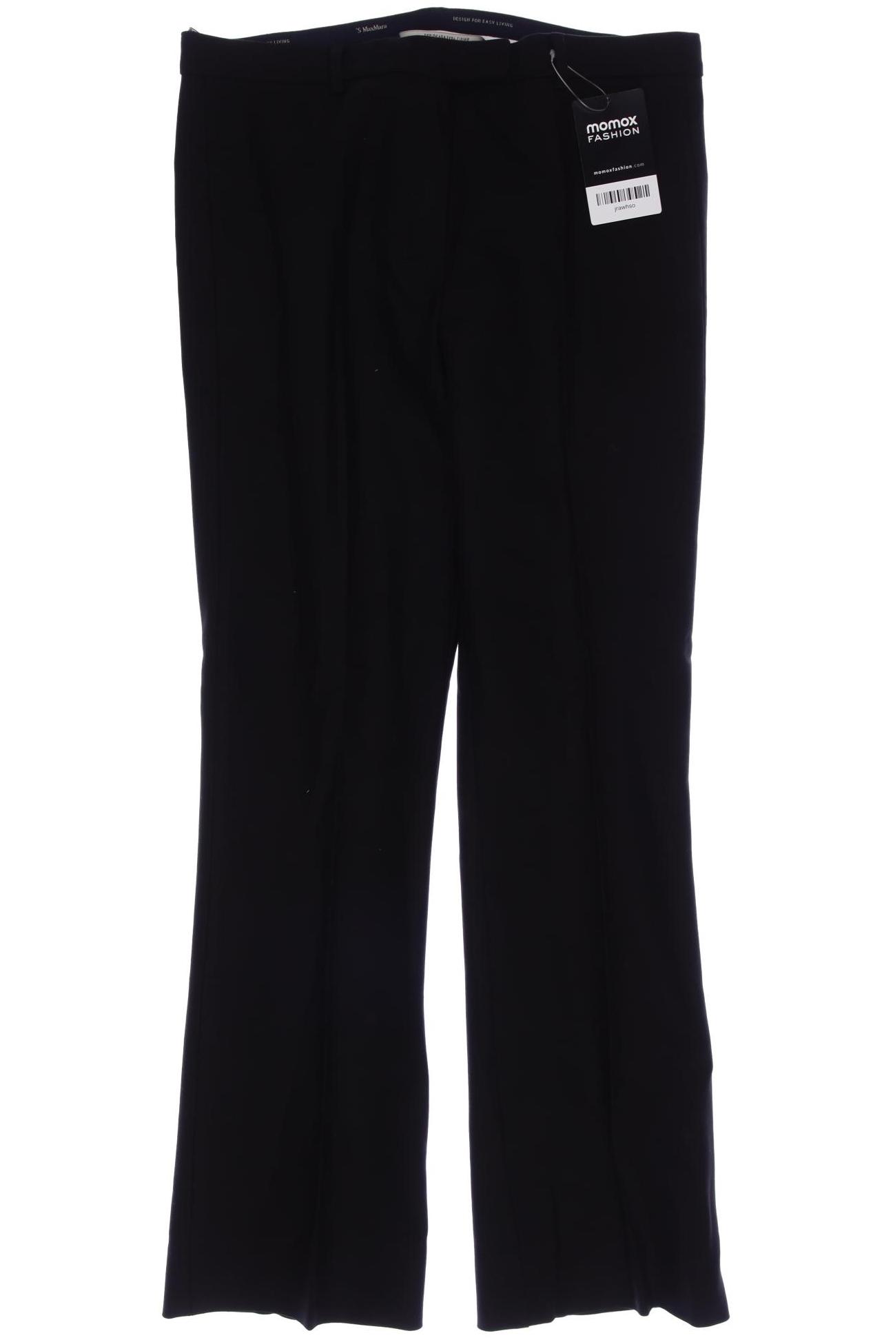 

Max Mara Damen Stoffhose, schwarz, Gr. 29