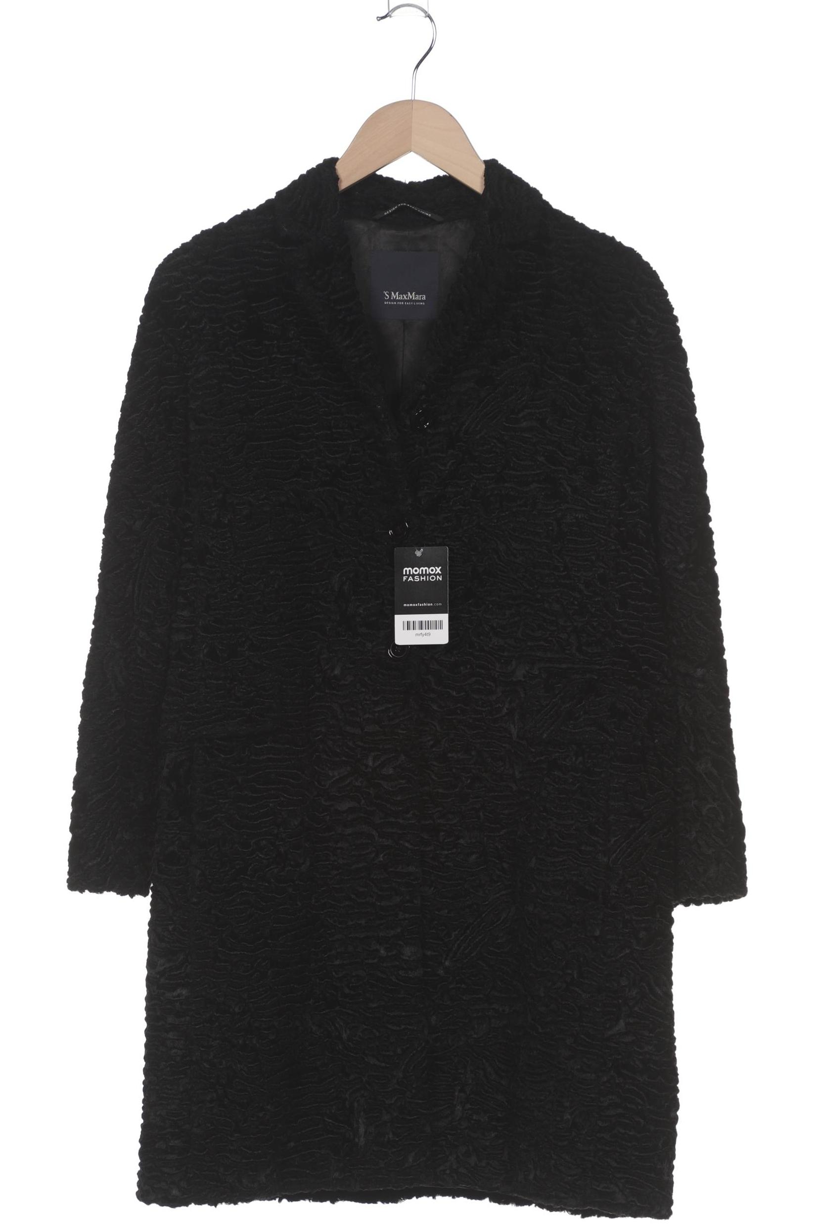 

Max Mara Damen Mantel, schwarz, Gr. 38