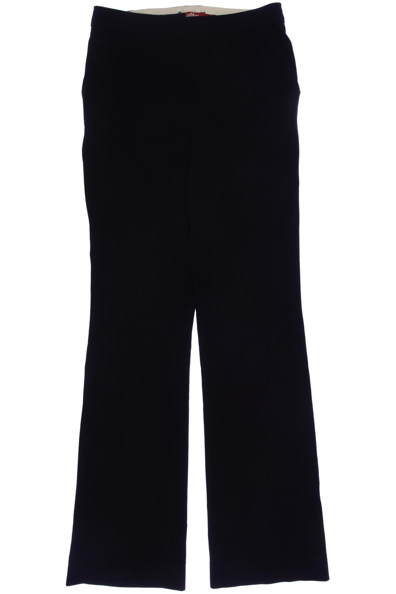 

Max Mara Damen Stoffhose, schwarz, Gr. 40
