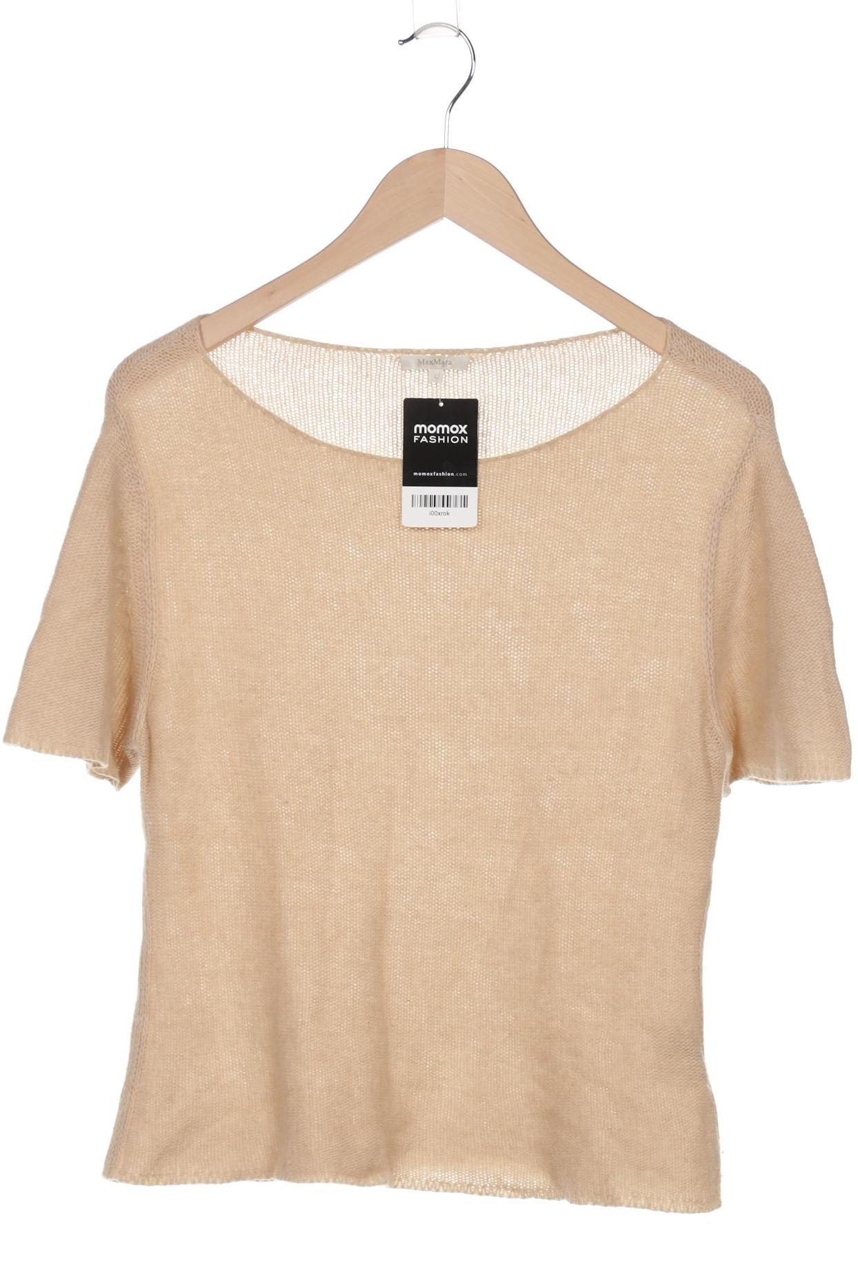 

Max Mara Damen Pullover, beige, Gr. 42