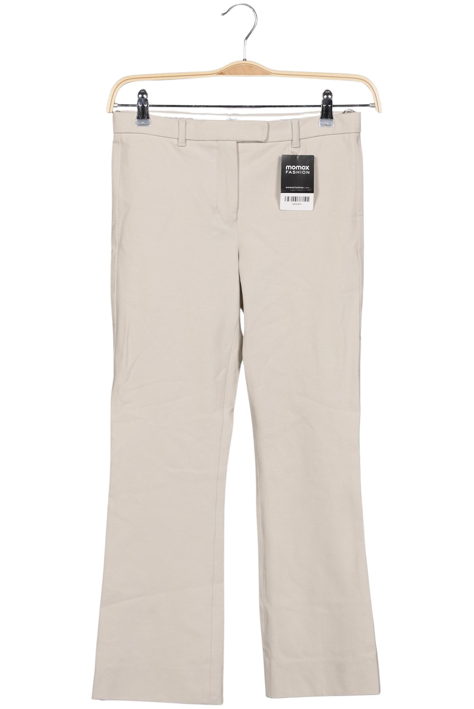 

Max Mara Damen Stoffhose, cremeweiß, Gr. 28