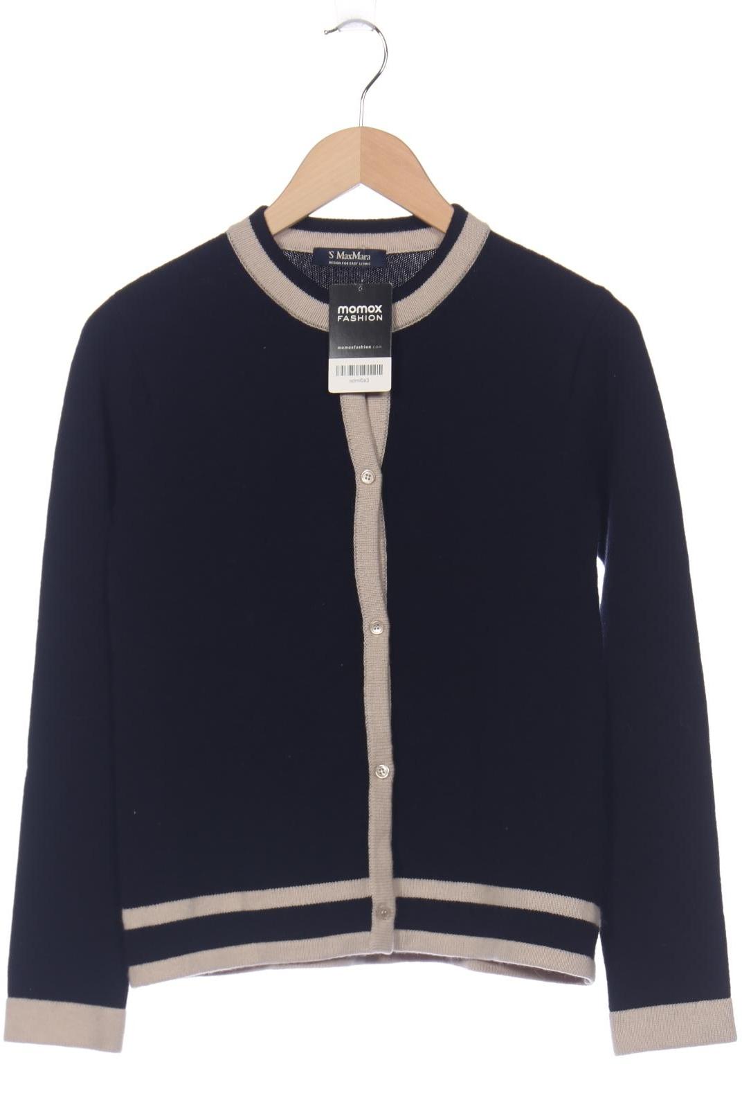 

Max Mara Damen Strickjacke, marineblau, Gr. 36