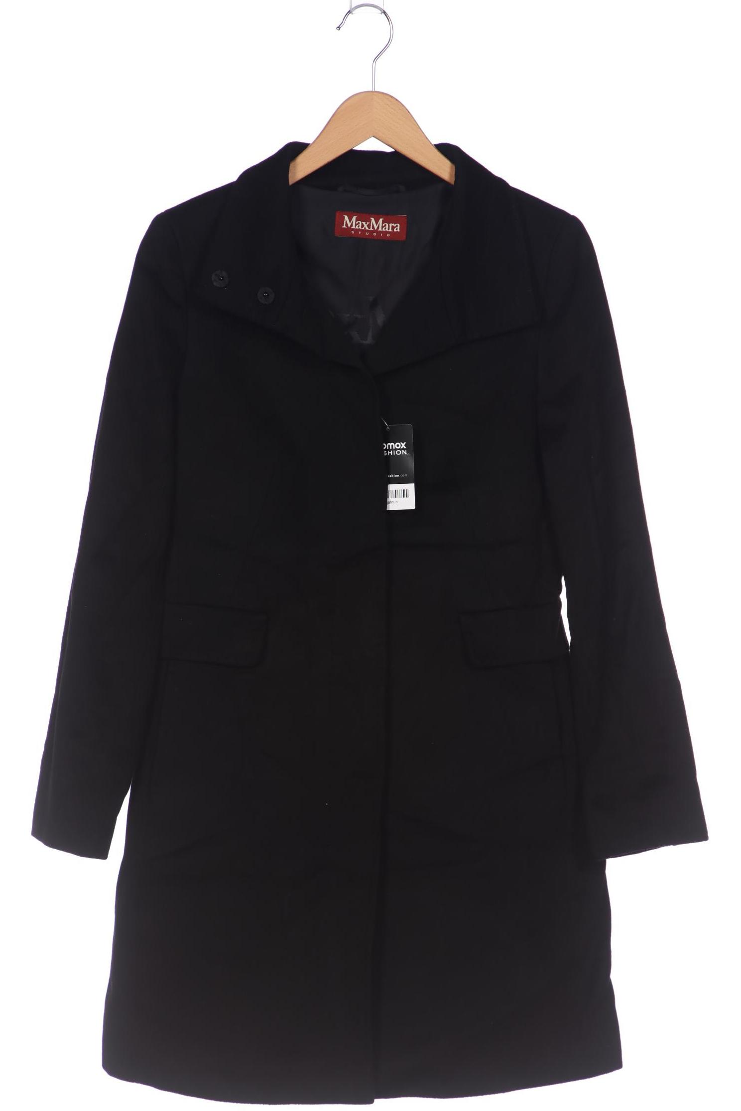 

Max Mara Damen Mantel, schwarz, Gr. 40