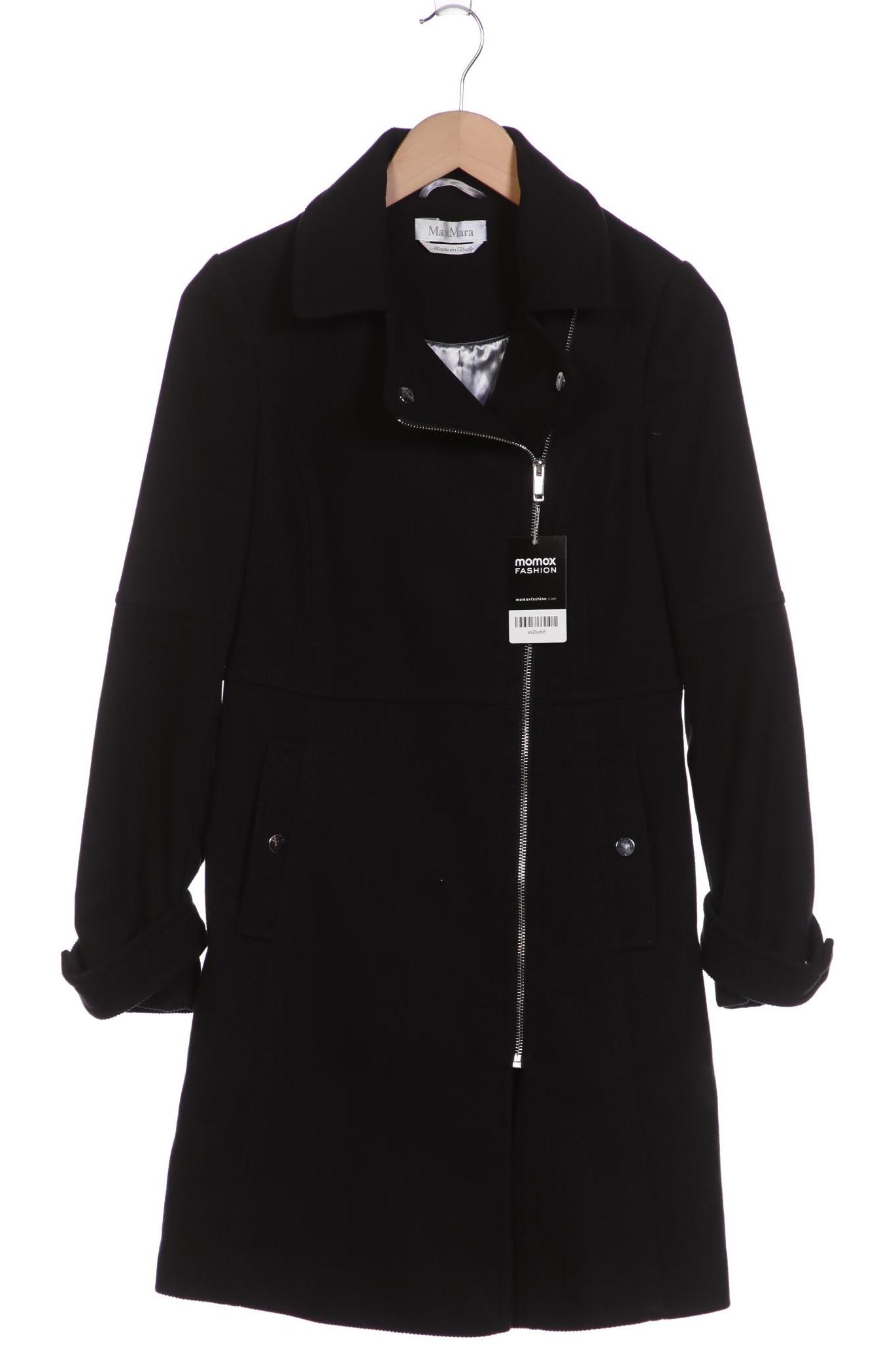 

Max Mara Damen Mantel, schwarz, Gr. 38