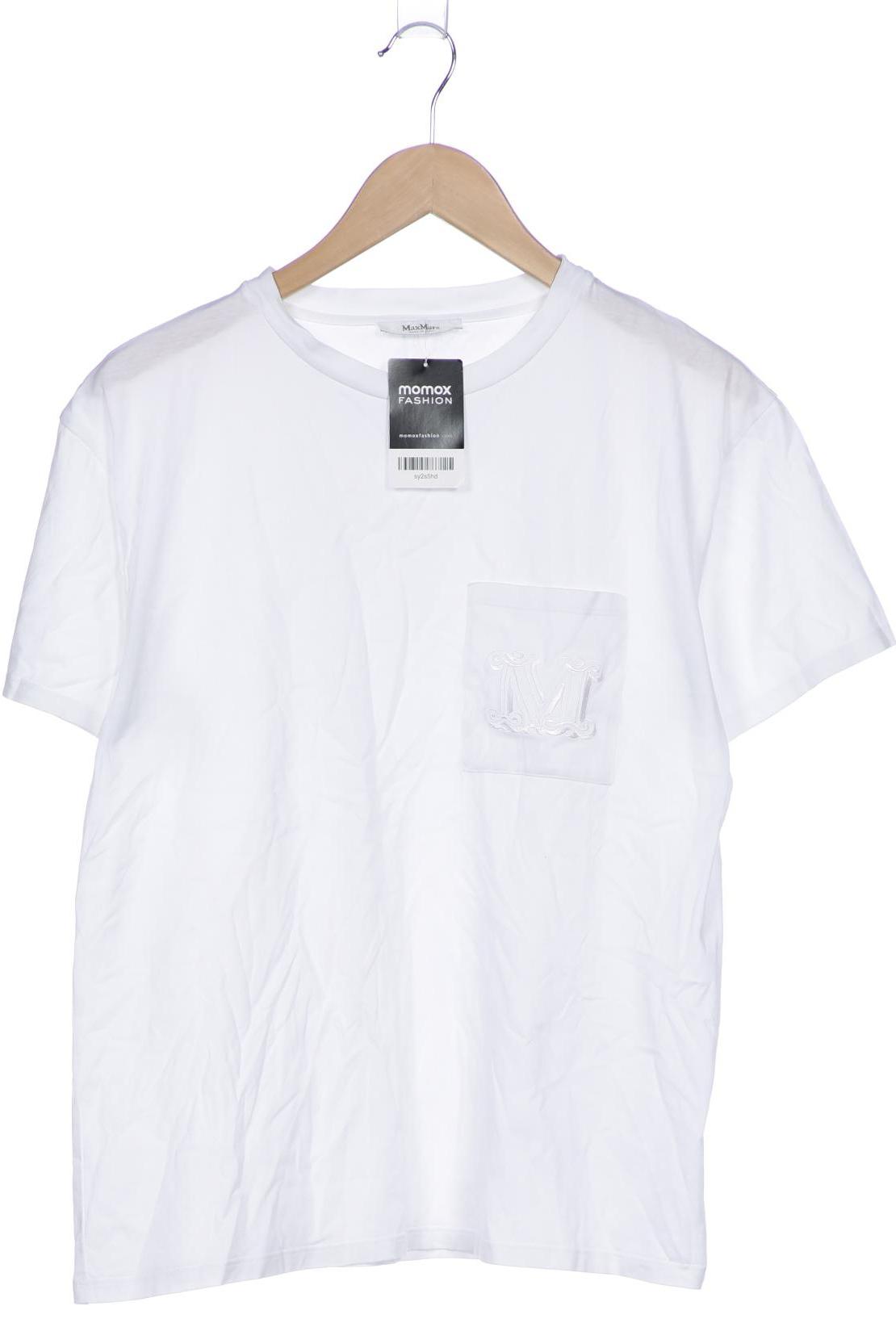 

Max Mara Damen T-Shirt, weiß, Gr. 46