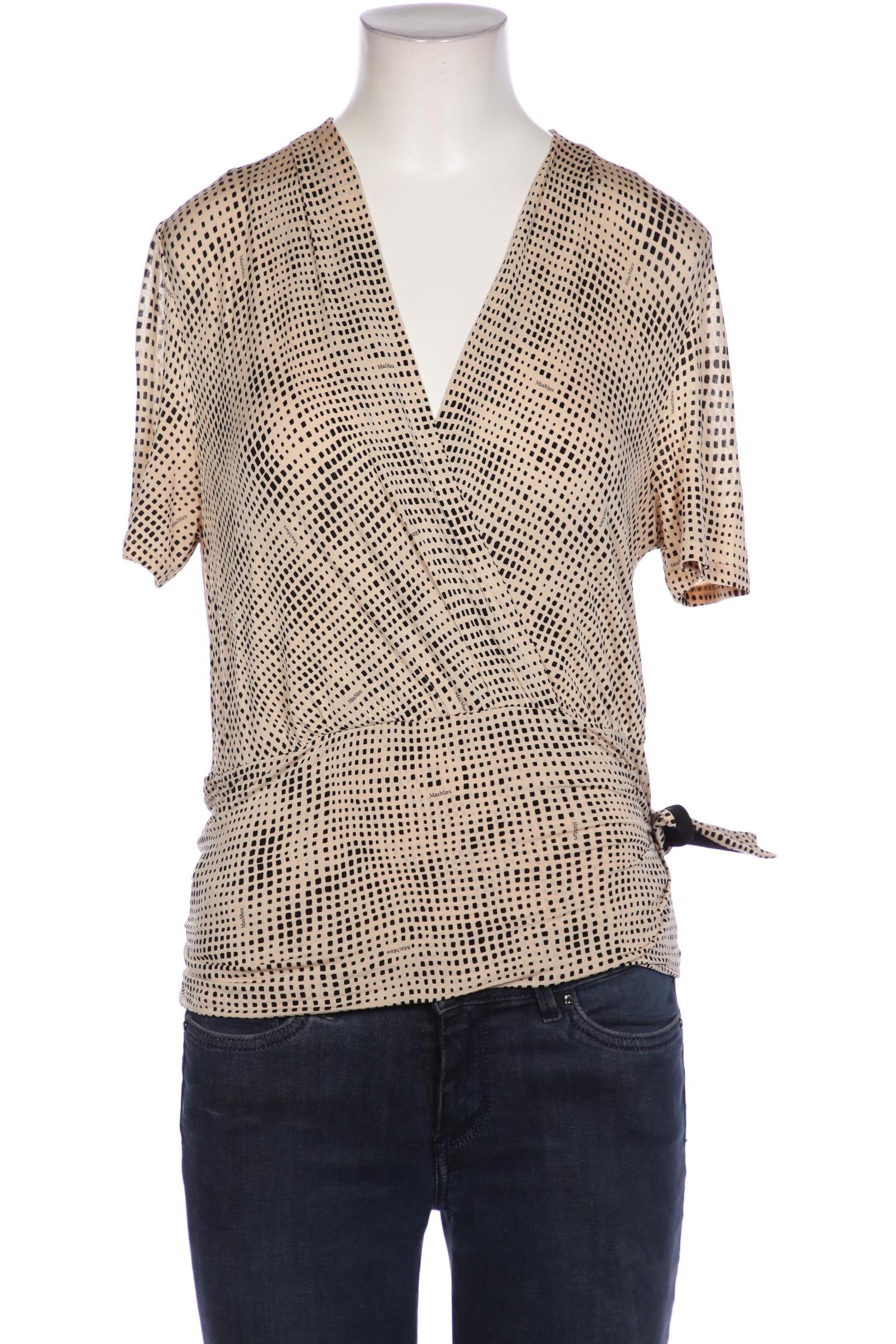 

Max Mara Damen Bluse, beige, Gr. 38