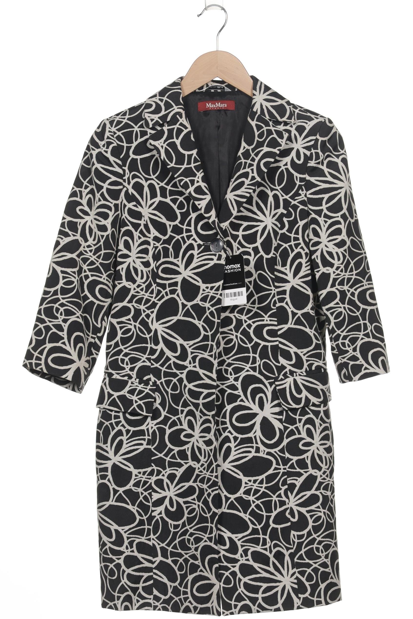 

Max Mara Damen Mantel, schwarz, Gr. 38