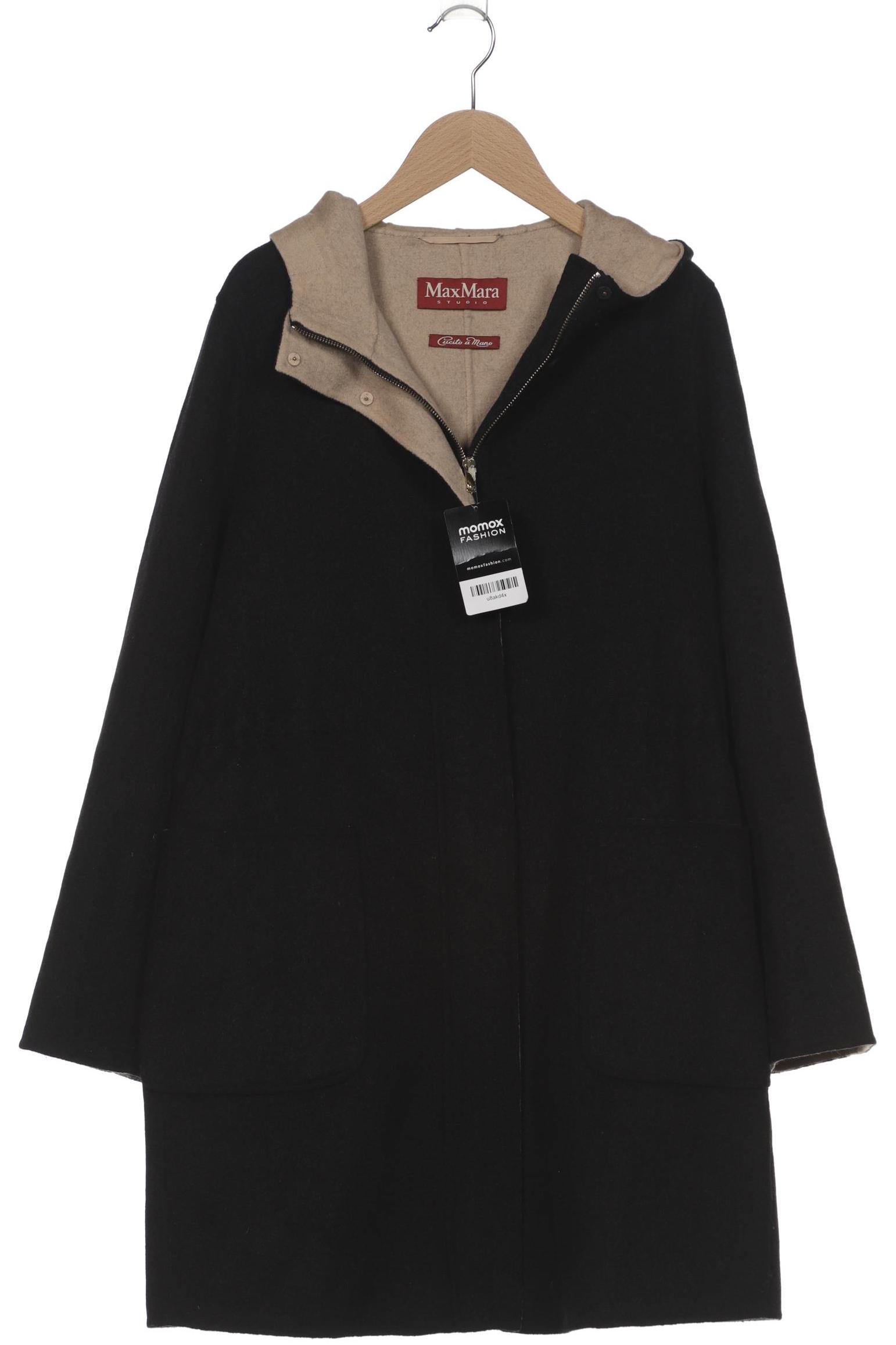 

Max Mara Damen Mantel, schwarz, Gr. 38