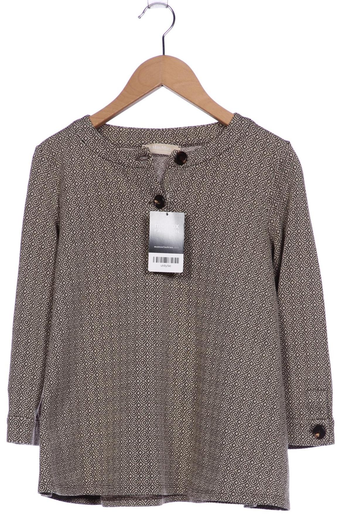 

Max Mara Damen Langarmshirt, beige, Gr. 36