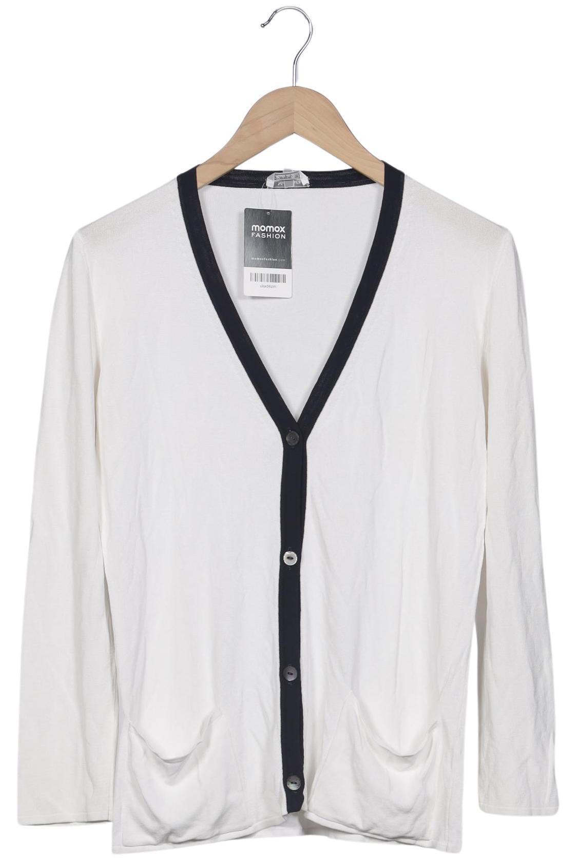 

Max Mara Damen Strickjacke, weiß, Gr. 38
