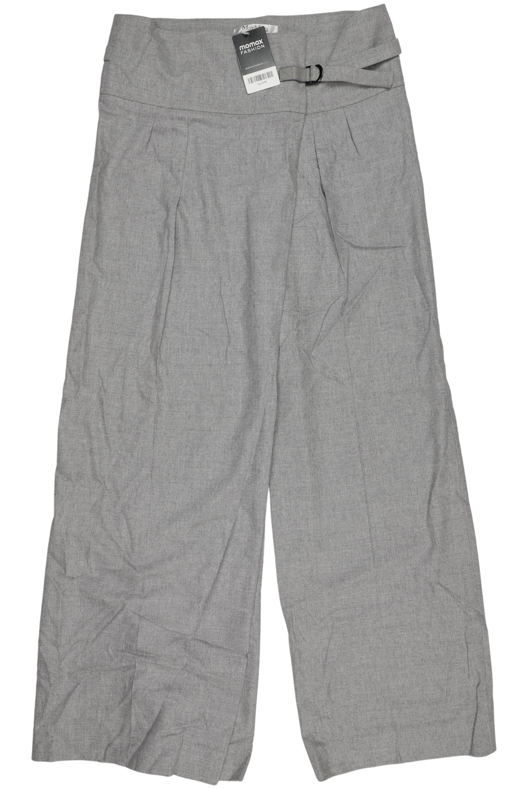 

Max Mara Damen Stoffhose, grau, Gr. 38