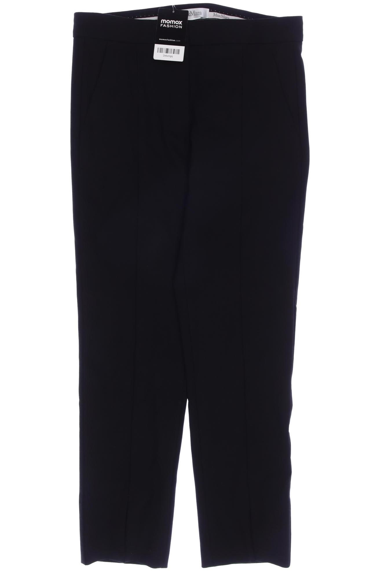 

Max Mara Damen Stoffhose, schwarz, Gr. 28