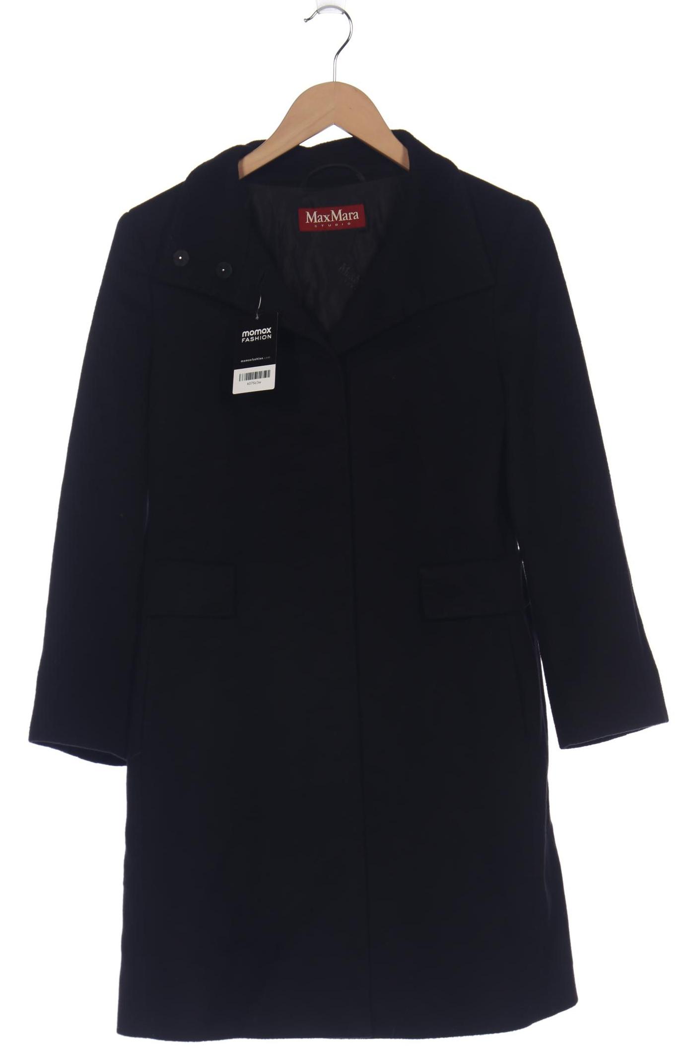 

Max Mara Damen Mantel, schwarz, Gr. 38