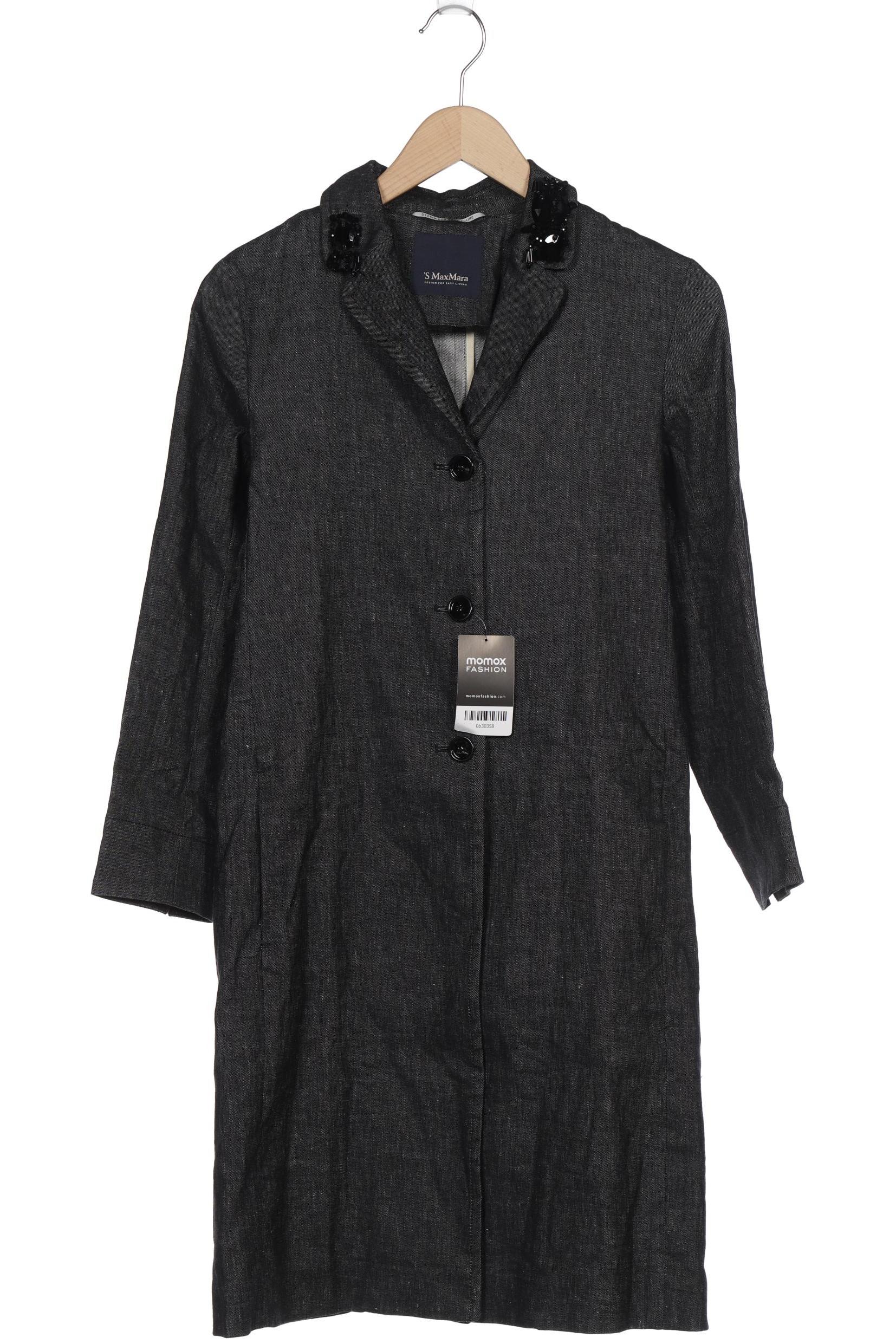 

Max Mara Damen Mantel, schwarz, Gr. 34