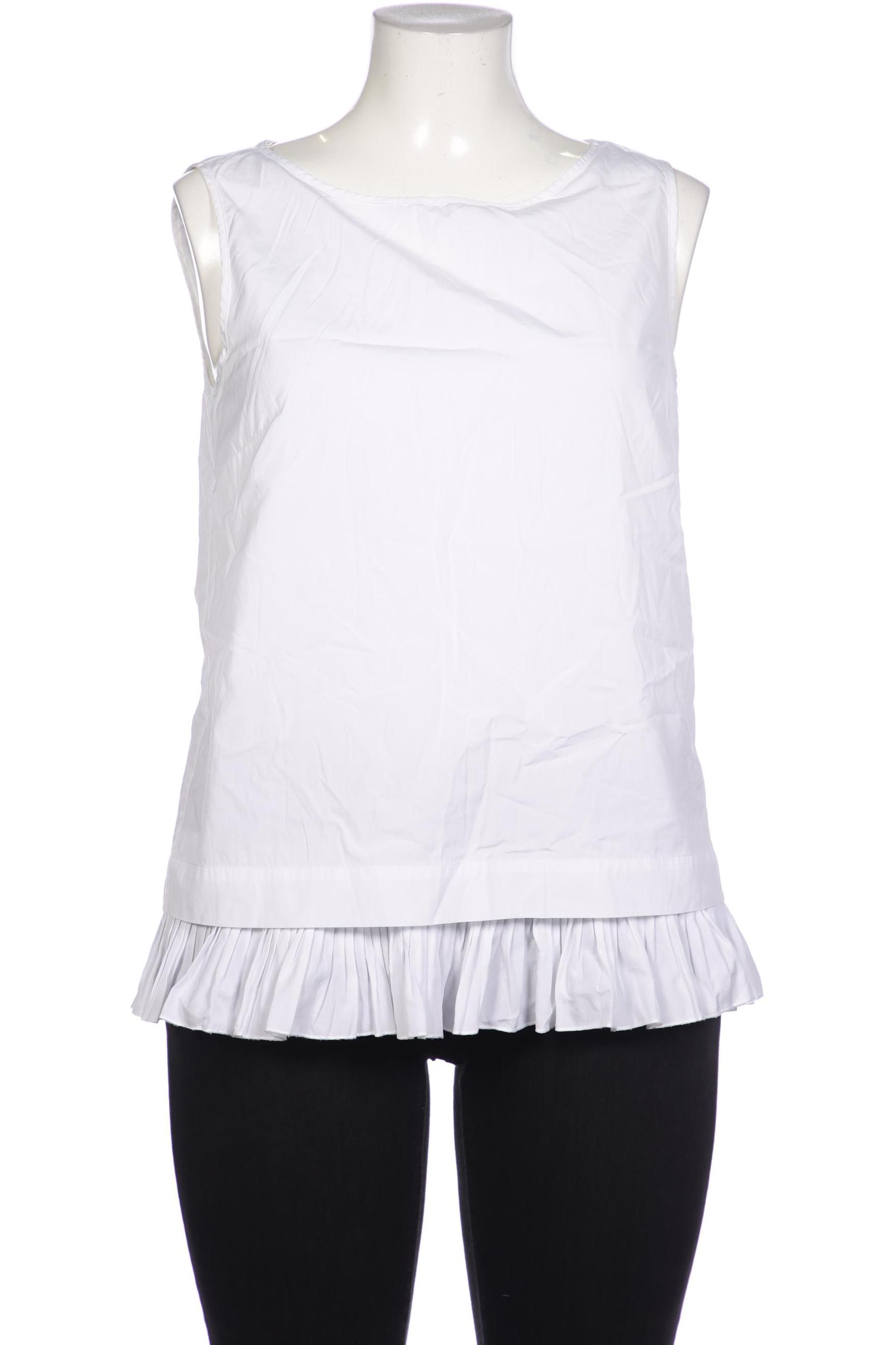 

Max Mara Damen Bluse, weiß, Gr. 46