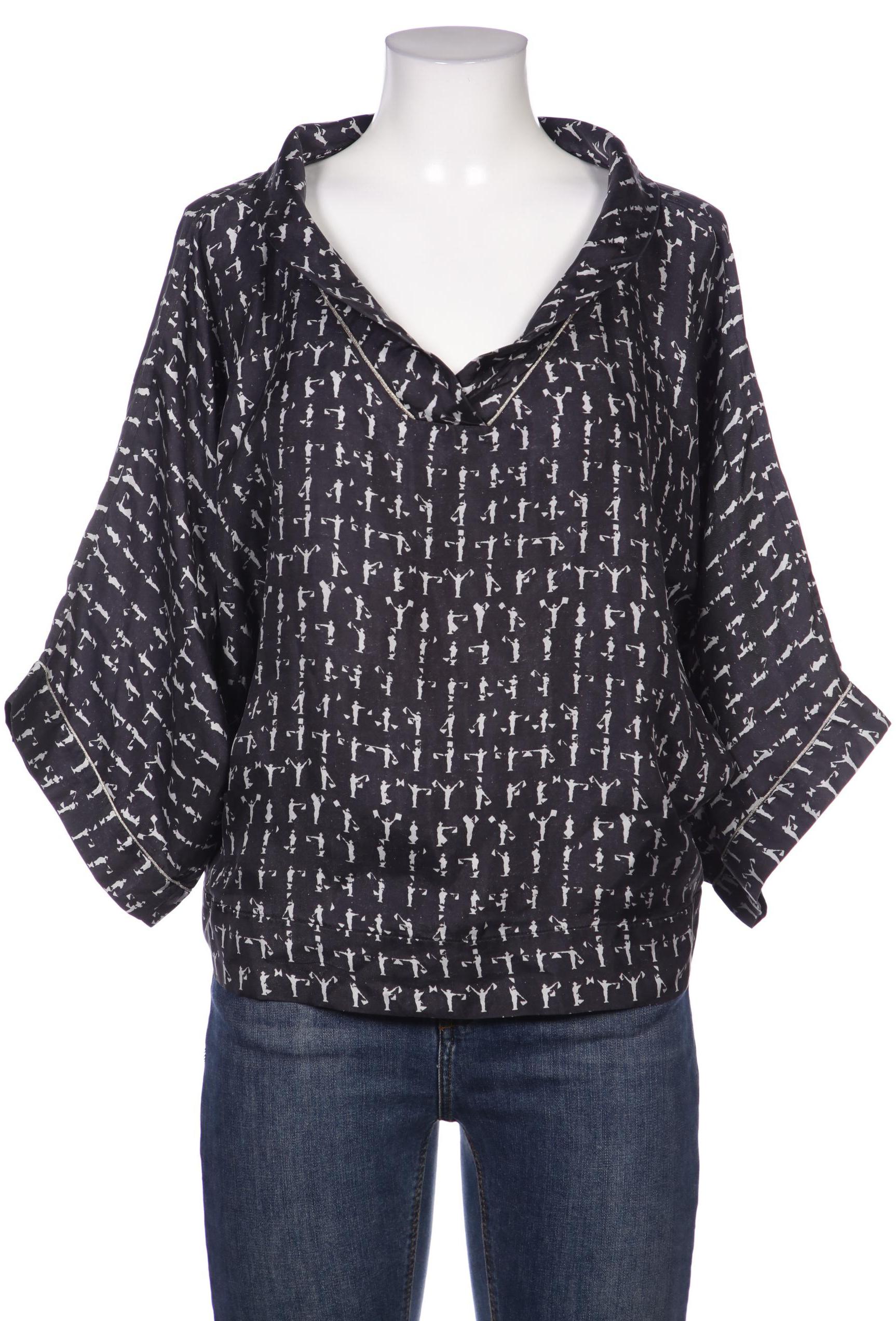 

Max Mara Damen Bluse, marineblau, Gr. 40