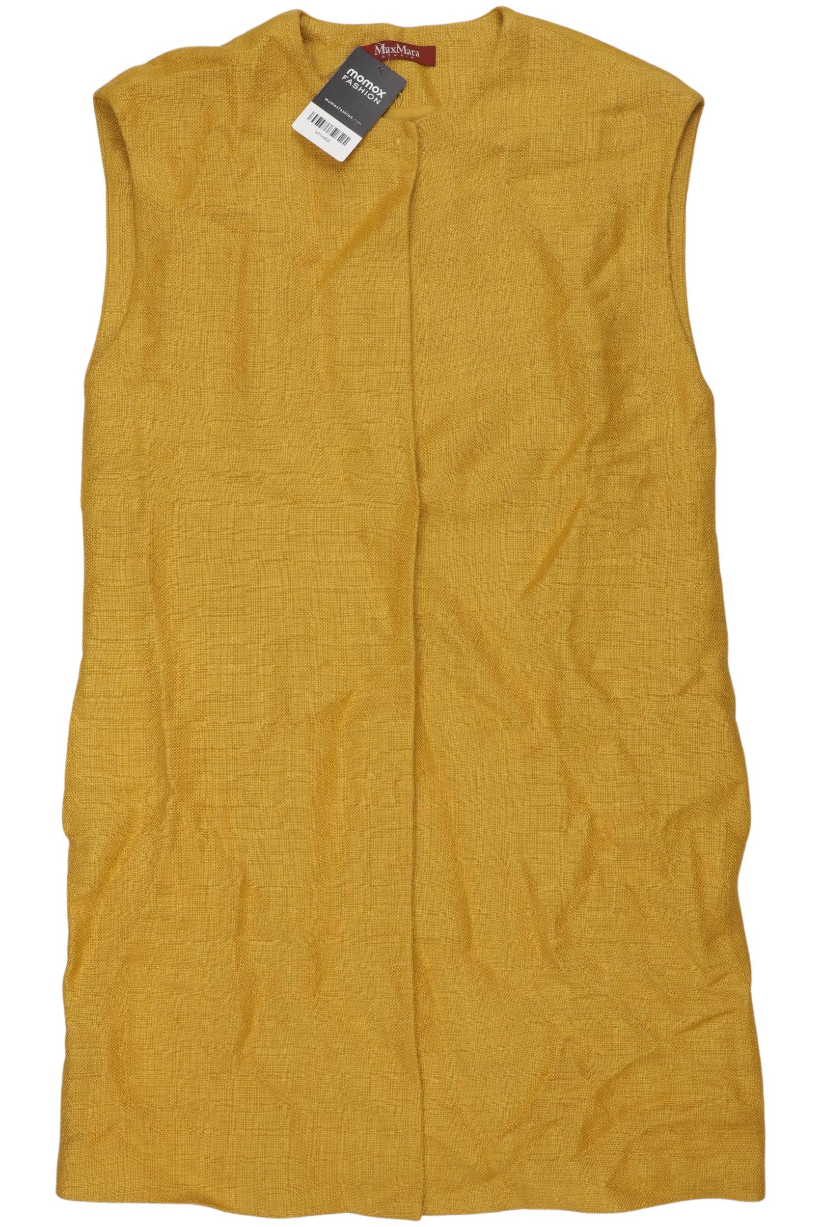 

Max Mara Damen Weste, gelb, Gr. 36