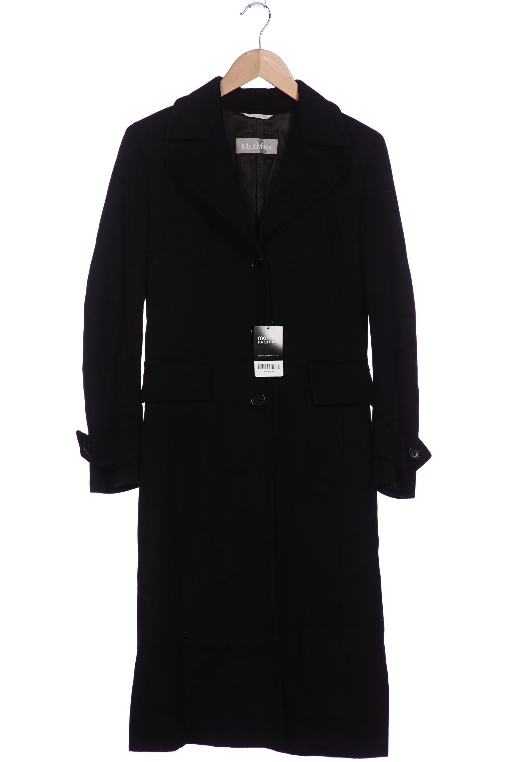 

Max Mara Damen Mantel, schwarz, Gr. 38