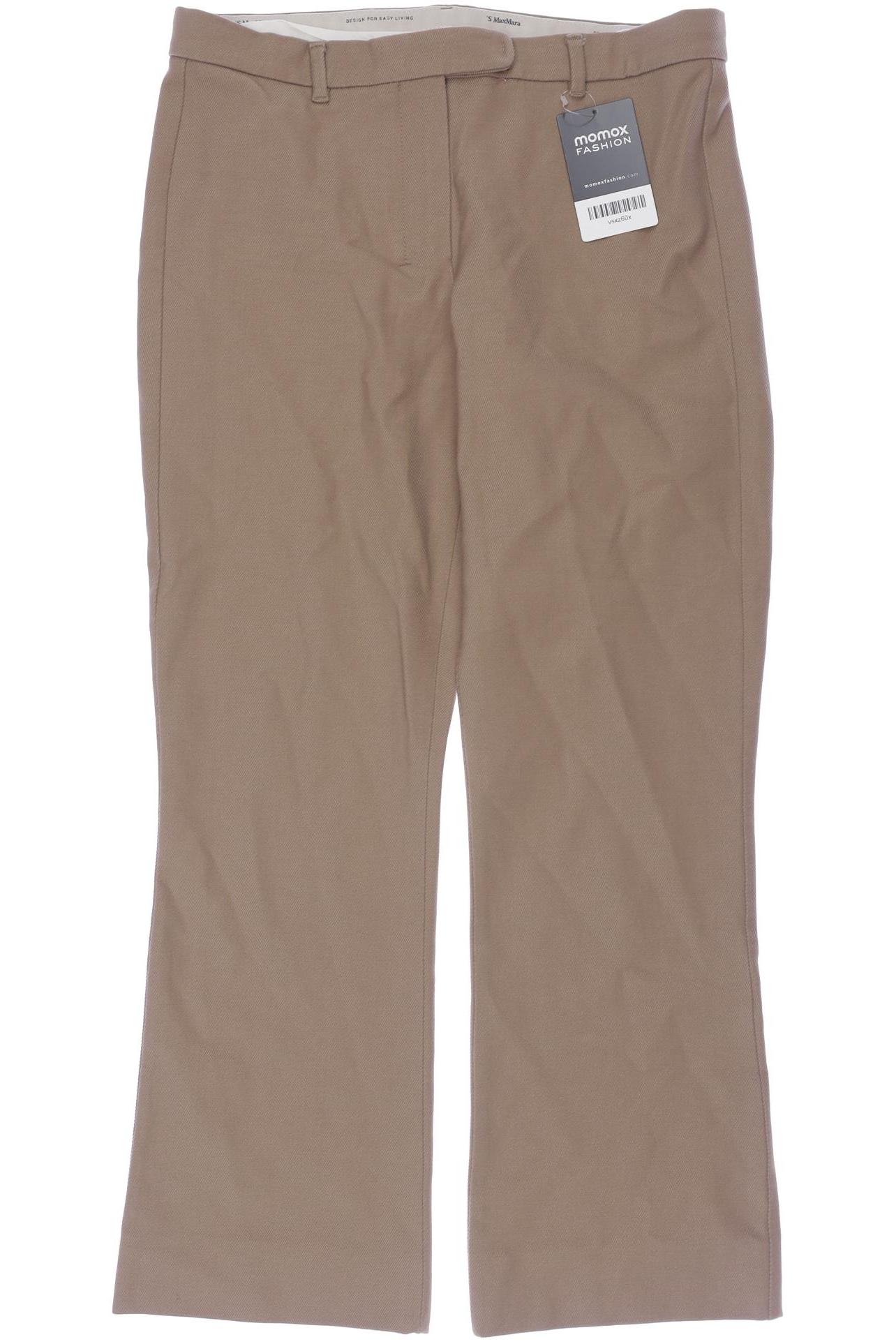

Max Mara Damen Stoffhose, beige, Gr. 36