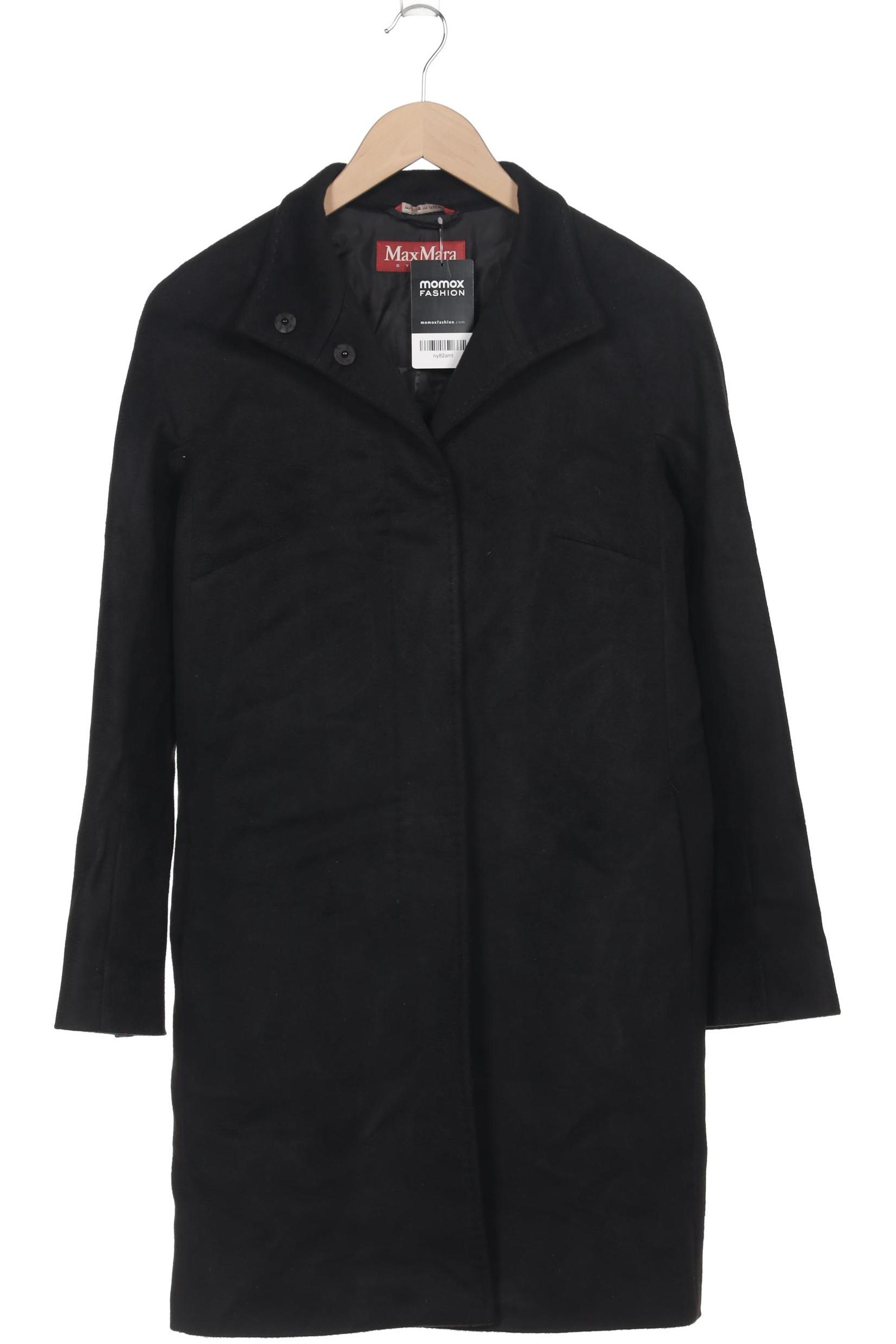 

Max Mara Damen Mantel, schwarz, Gr. 36