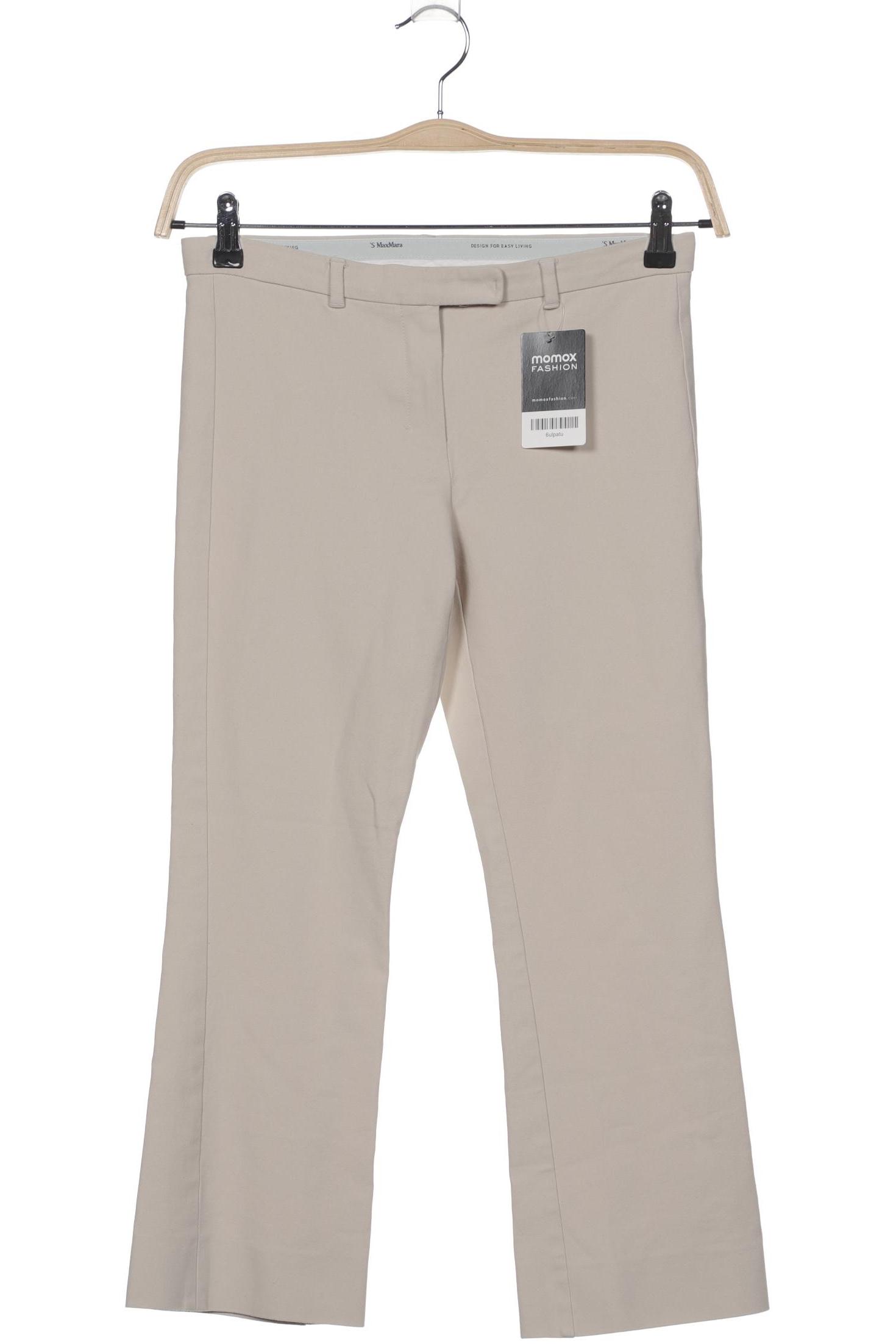 

Max Mara Damen Stoffhose, beige, Gr. 34