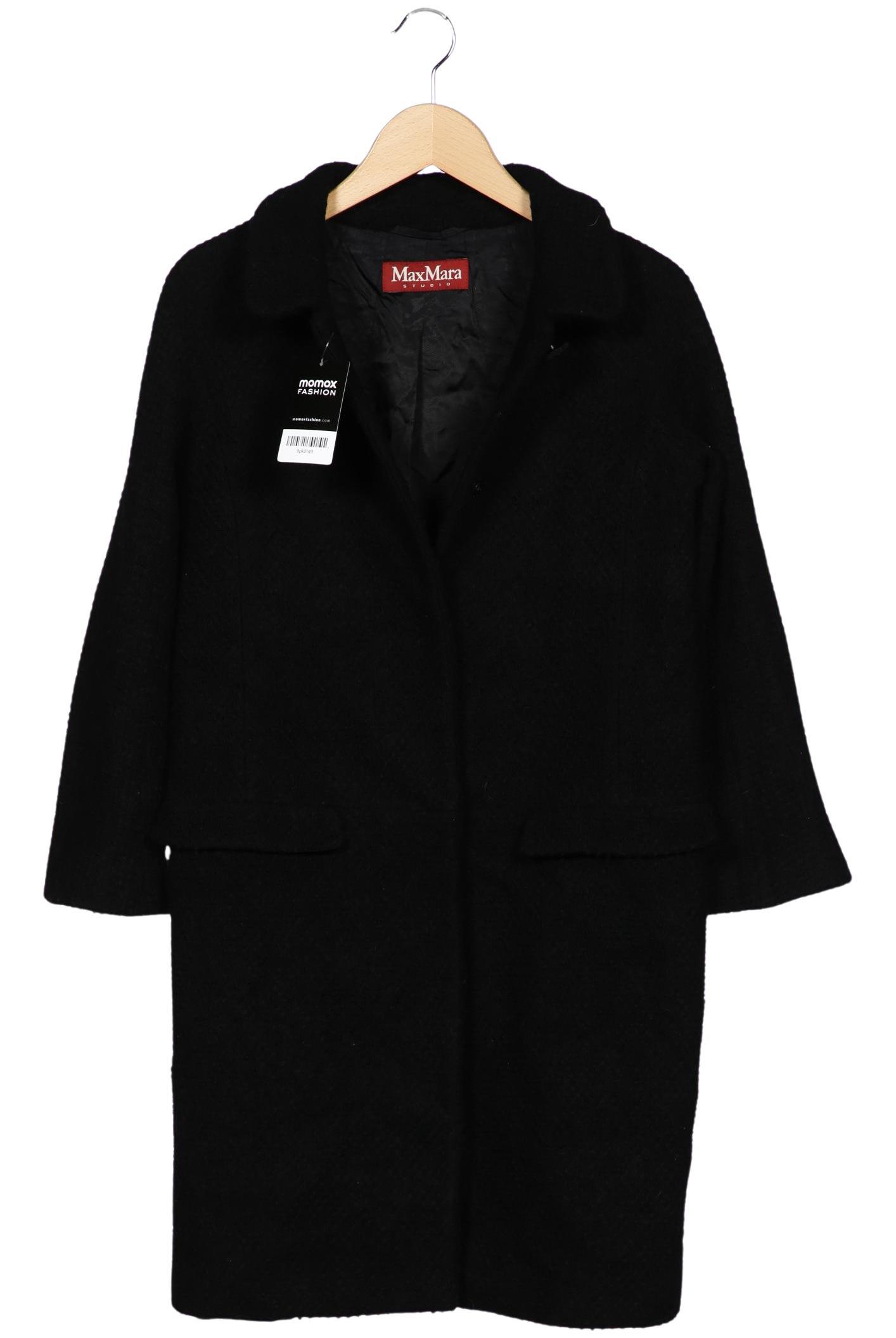 

Max Mara Damen Mantel, schwarz, Gr. 38