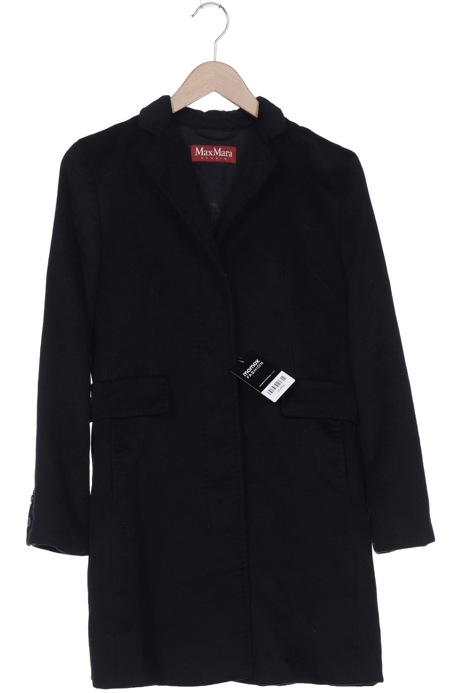 

Max Mara Damen Mantel, schwarz, Gr. 36