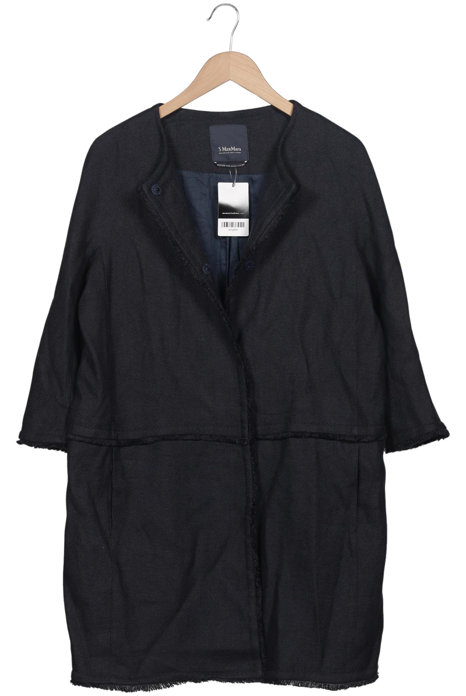 

Max Mara Damen Mantel, marineblau, Gr. 42