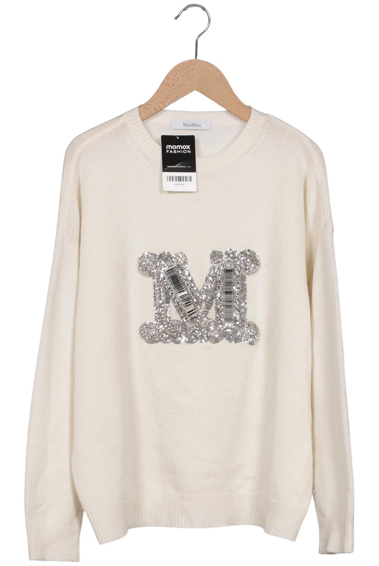 

Max Mara Damen Pullover, cremeweiß, Gr. 46