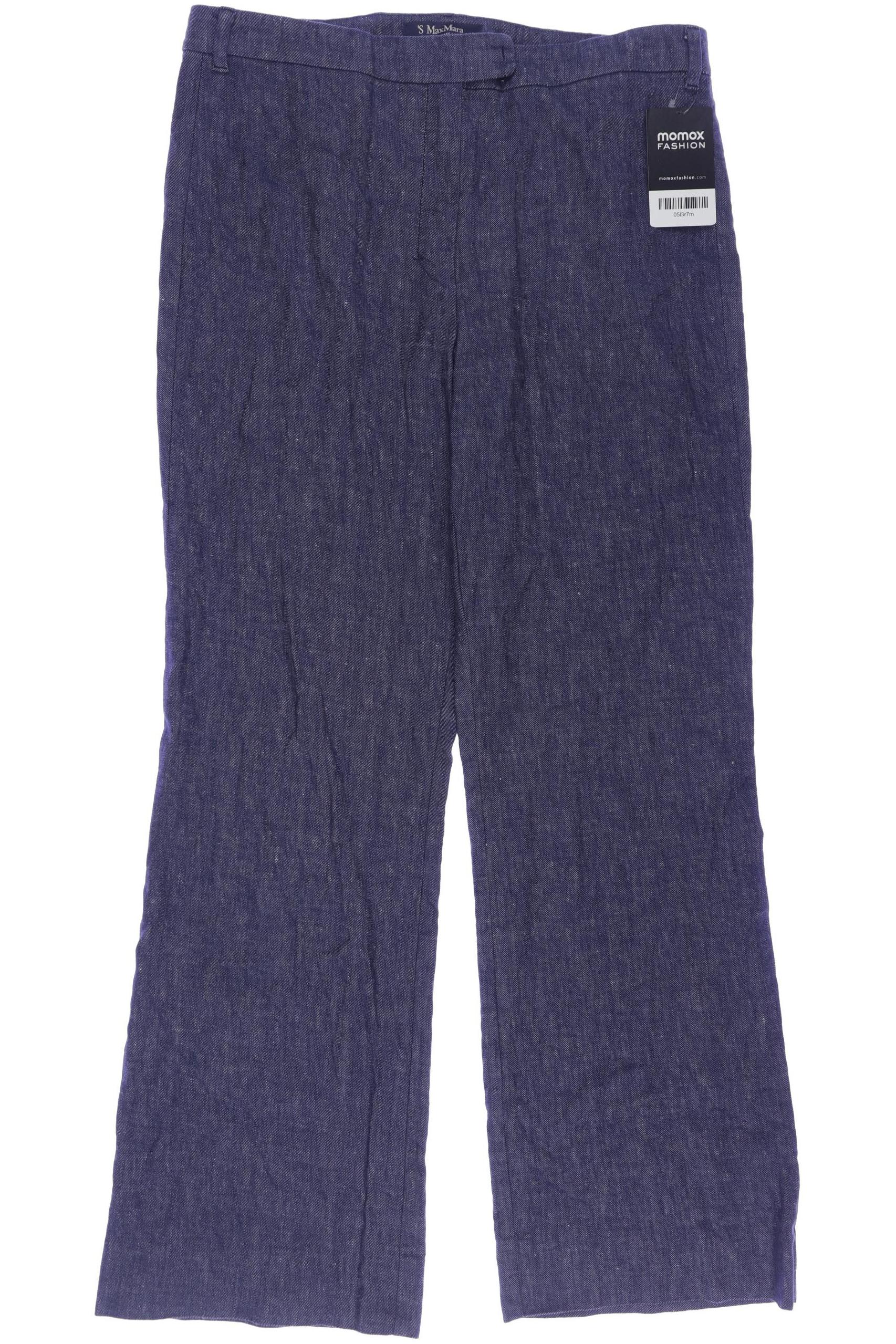 

Max Mara Damen Stoffhose, marineblau, Gr. 31