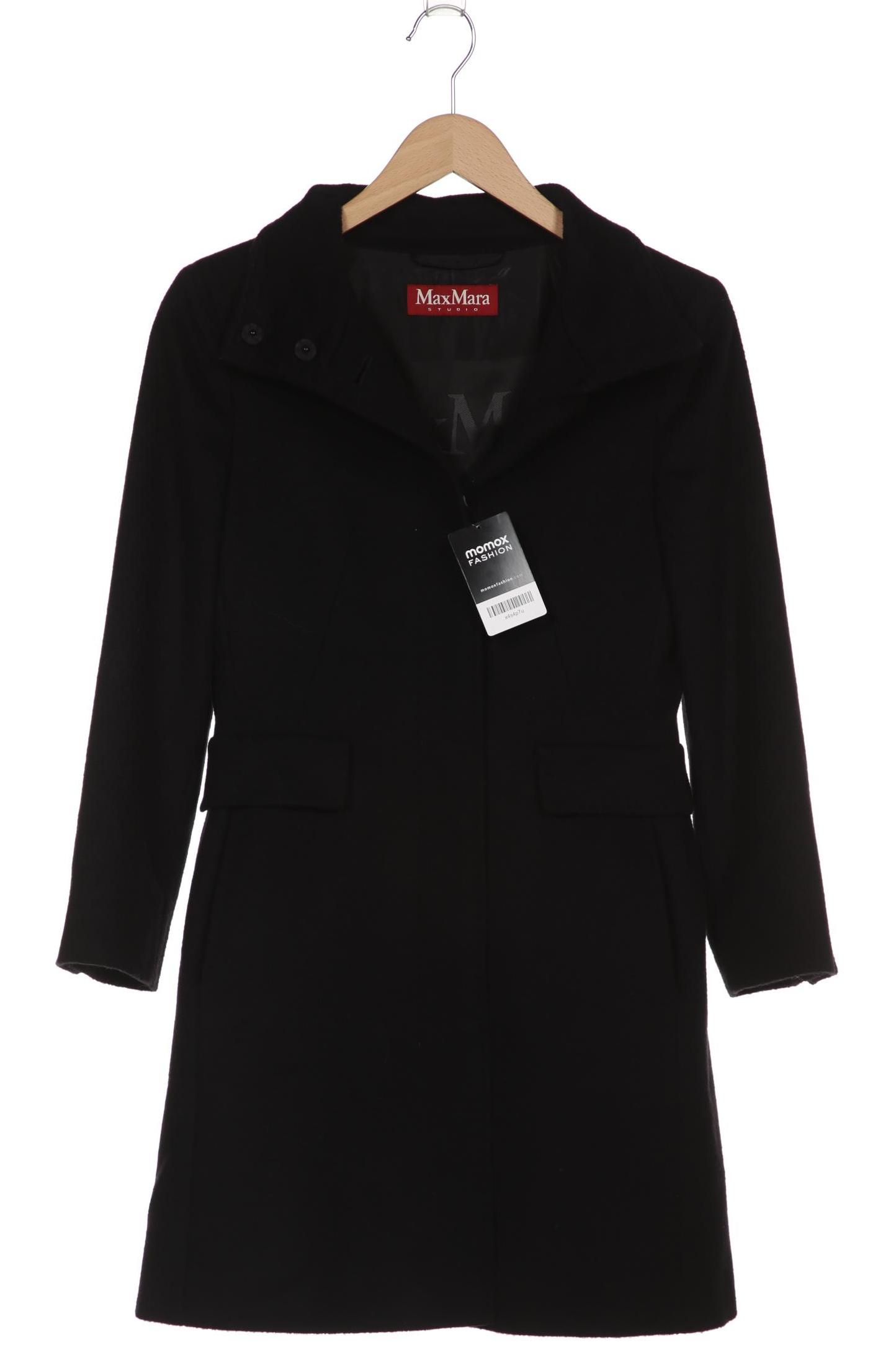 

Max Mara Damen Mantel, schwarz