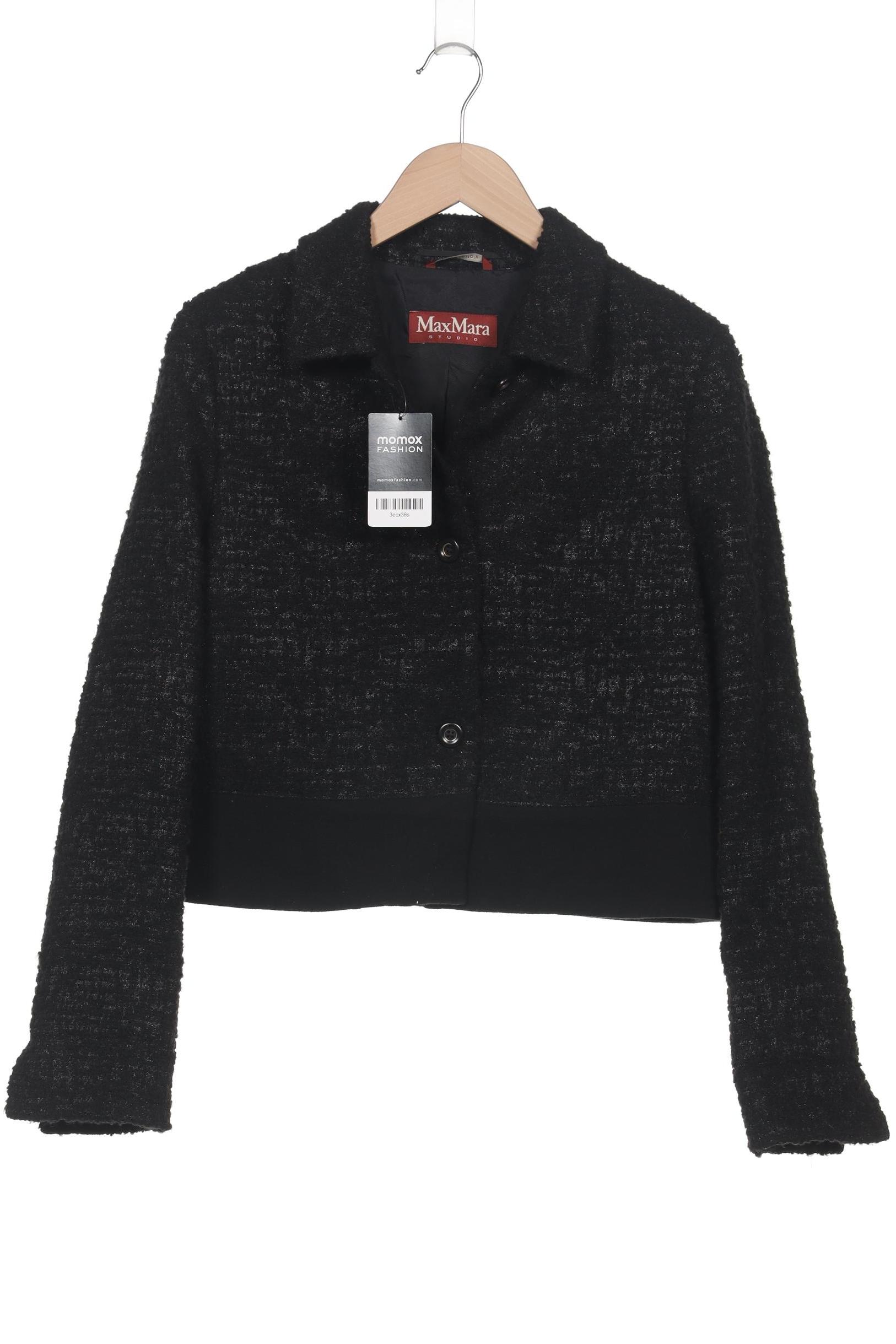 

Max Mara Damen Jacke, schwarz, Gr. 40